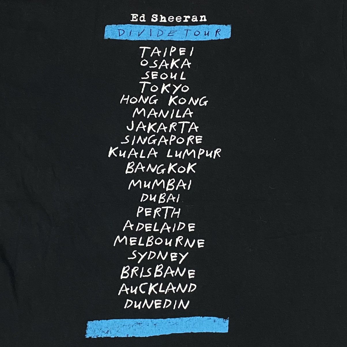 Band Tees Ed sheeran tour tee Size US XL / EU 56 / 4 - 5 Thumbnail
