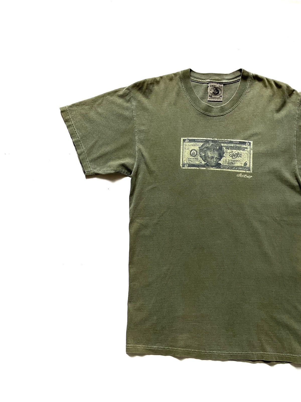 Vintage 90s Vintage Money OG Green Skateboard T-Shirt Size US M / EU 48-50 / 2 - 11 Thumbnail
