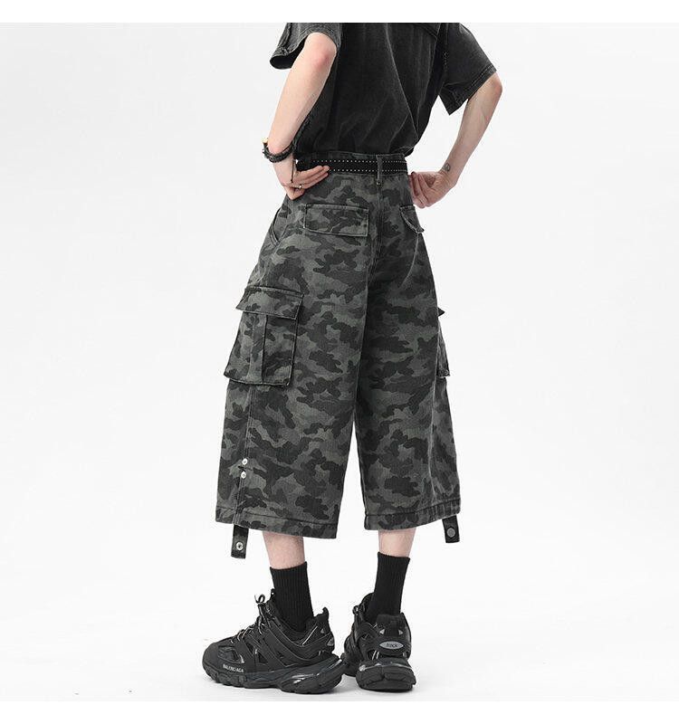Japanese Brand × Vintage Utility military loose baggy skate cargo pants Size US 29 - 3 Thumbnail