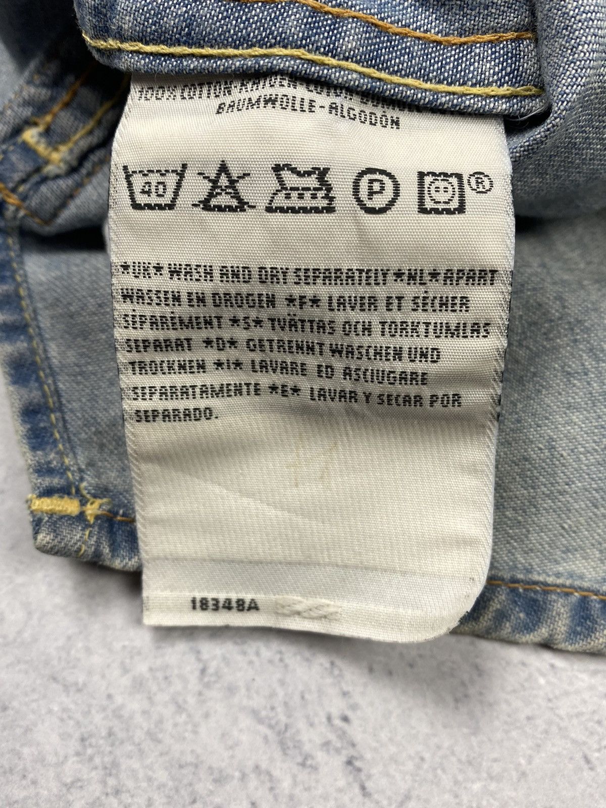Levi's Vintage Levi’s Red Tab Denim Overshot Jacket Avant Garde Size US XS / EU 42 / 0 - 16 Thumbnail
