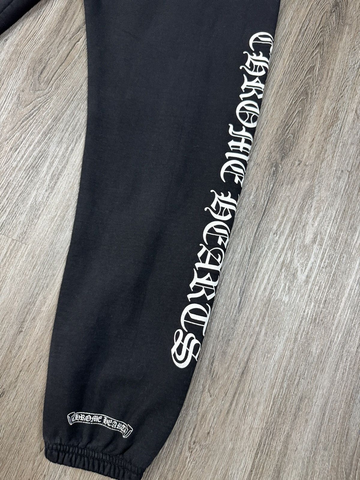 Chrome Hearts Chrome Hearts “Fuck You” Scroll Logo Sweatpants Black Size M Size US 32 / EU 48 - 7 Thumbnail