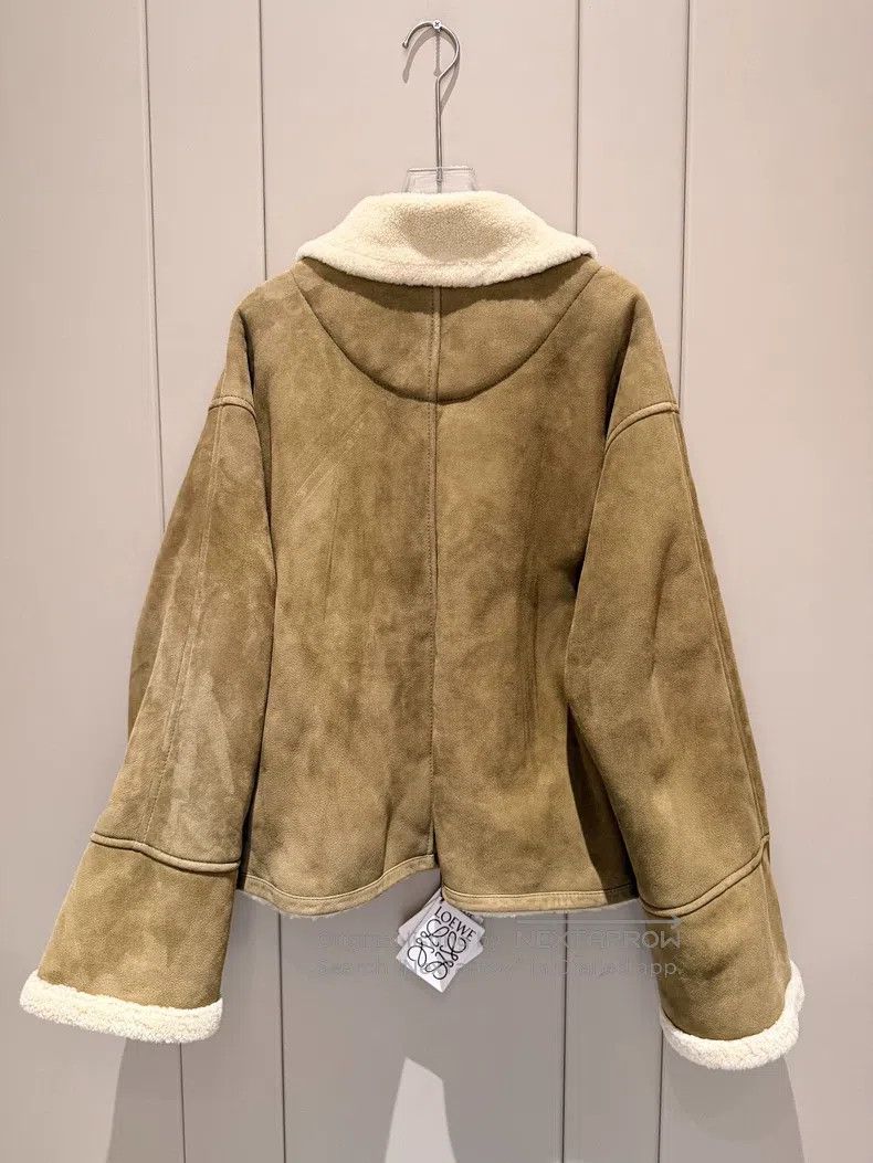 Loewe Loewe Women's Leather and Fur Jacket Size S / US 4 / IT 40 - 2 Thumbnail