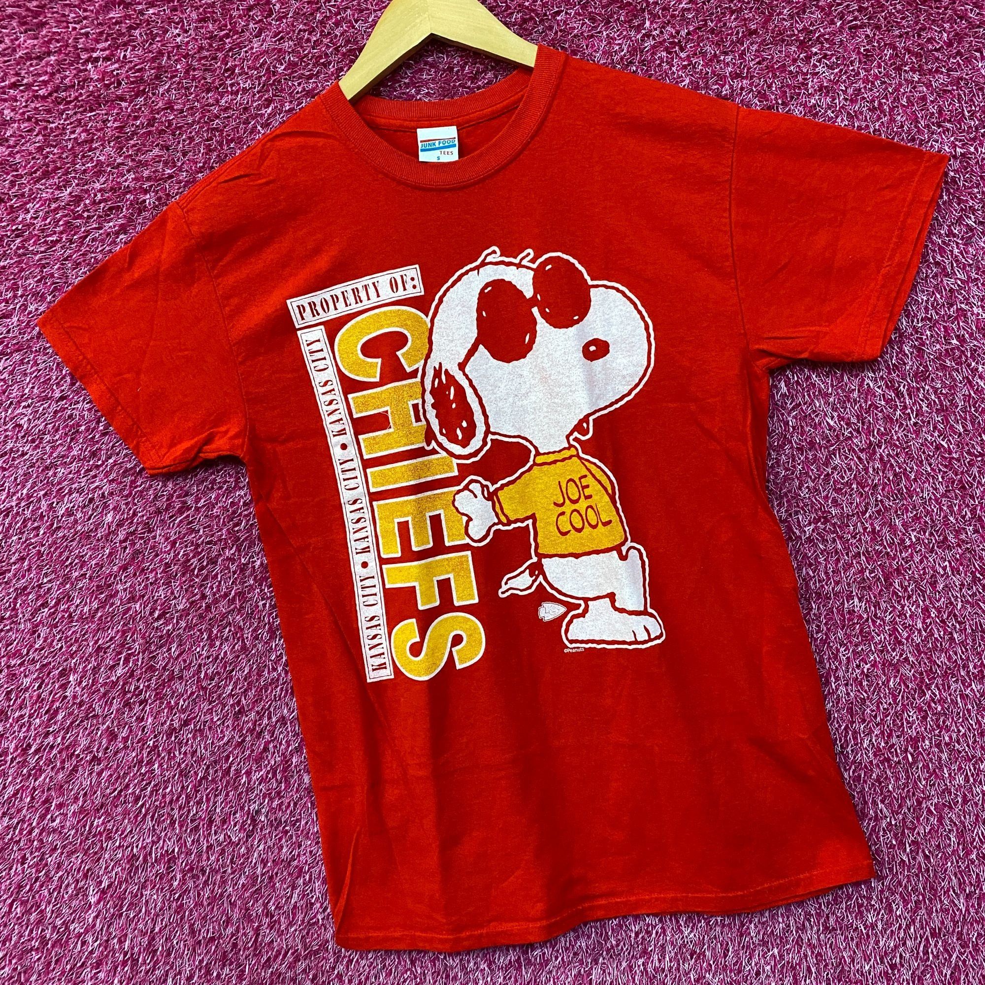 Junk Food Junk Food Clothing Kansas City Chiefs Snoopy Red Joe Cool Ve Size US S / EU 44-46 / 1 - 3 Thumbnail