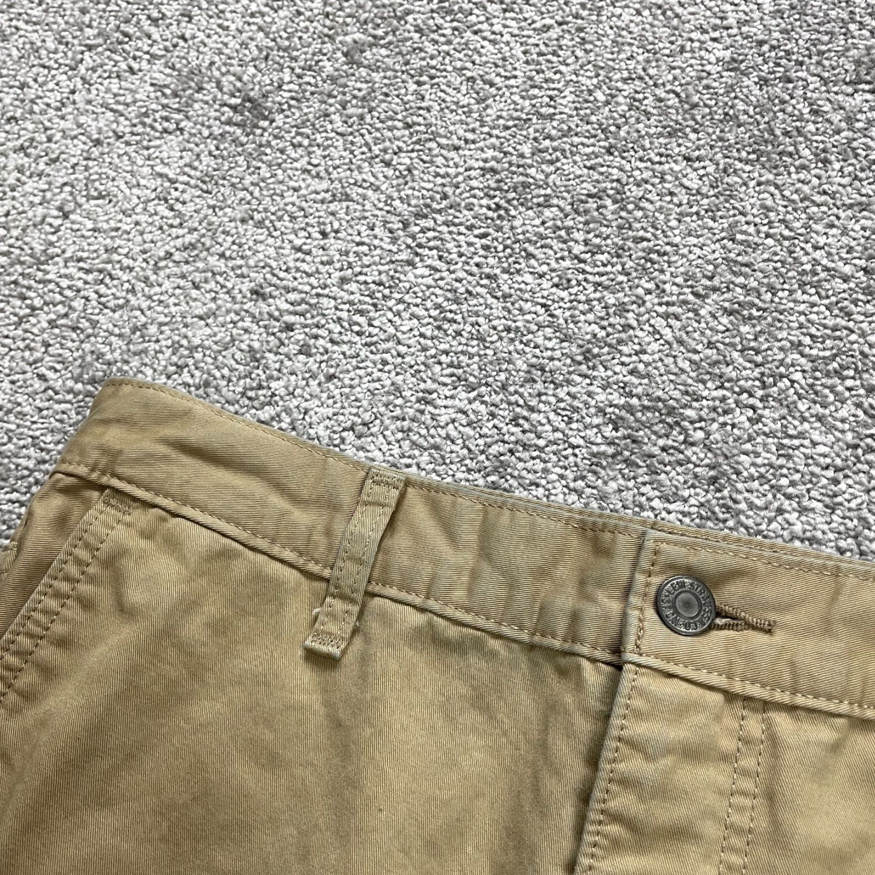 Levi's Levi's Chino Pants Brown Mens 32x28.5 Straight Leg Cotton Casual Size US 32 / EU 48 - 6 Thumbnail