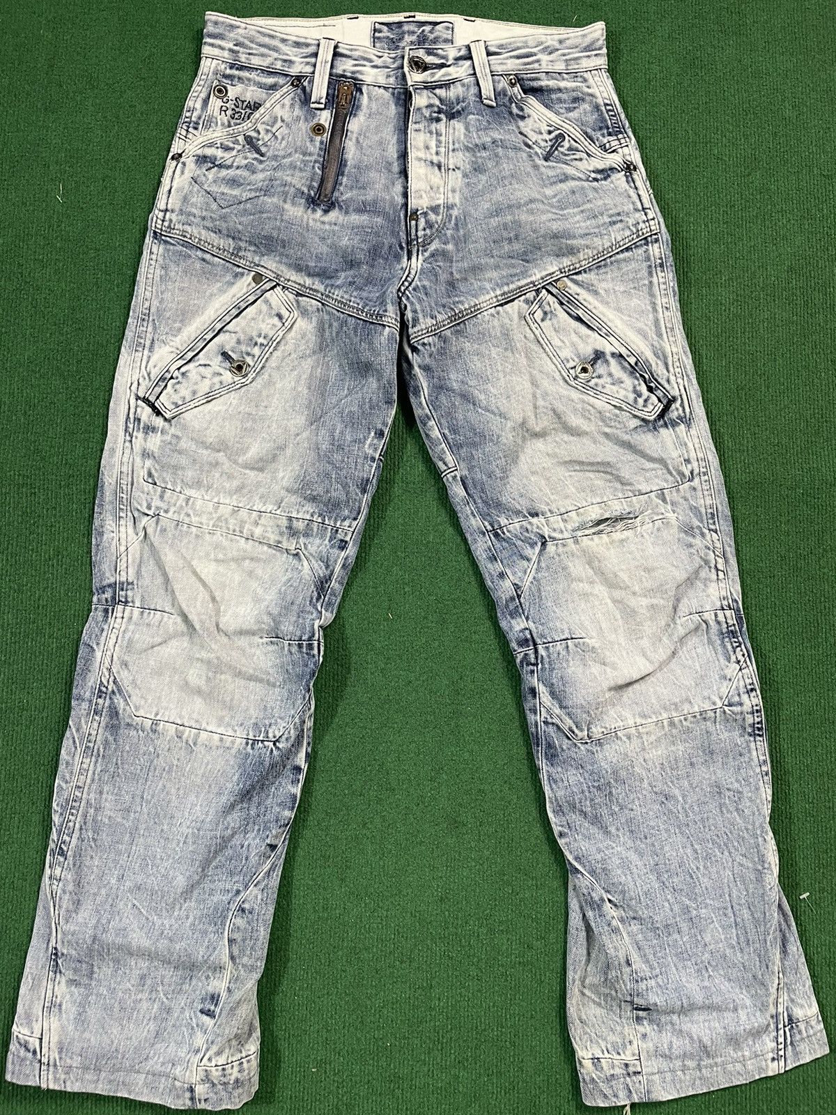 G-Star × If Six Was Nine × Japanese Brand G Star Raw Denim Distressed Look Jeans Size US 31 - 1 Thumbnail