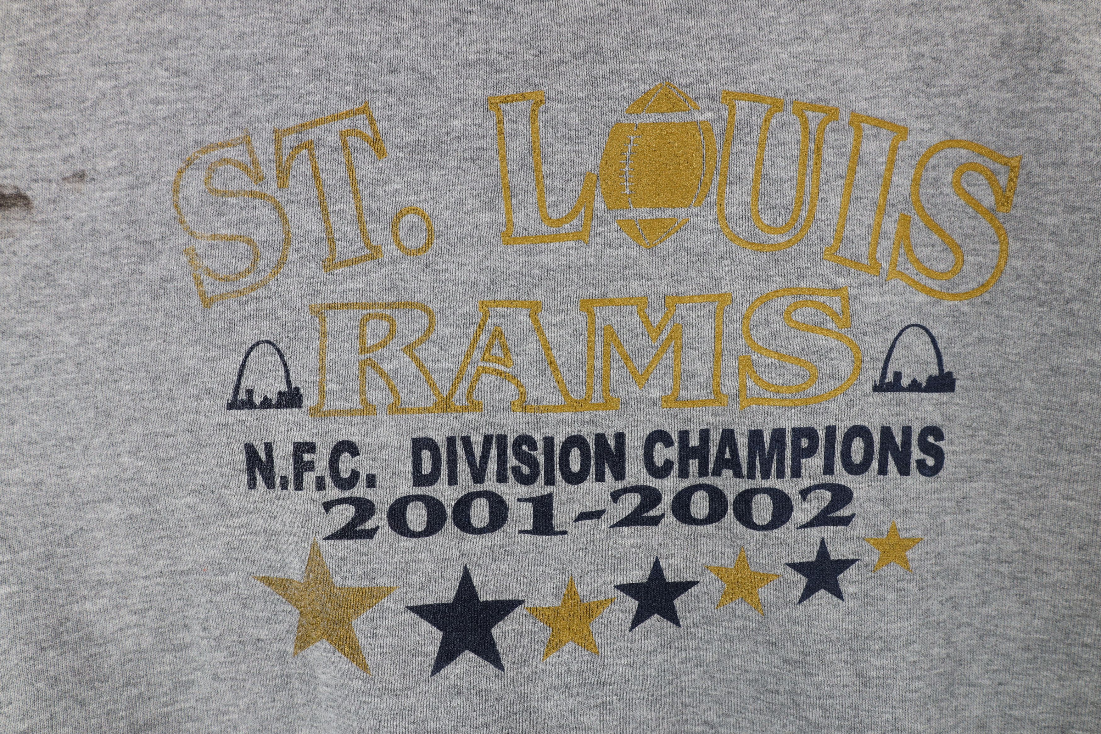 Vintage Vintage Champs St Louis Rams Football Crewneck Sweatshirt Size US XL / EU 56 / 4 - 4 Thumbnail