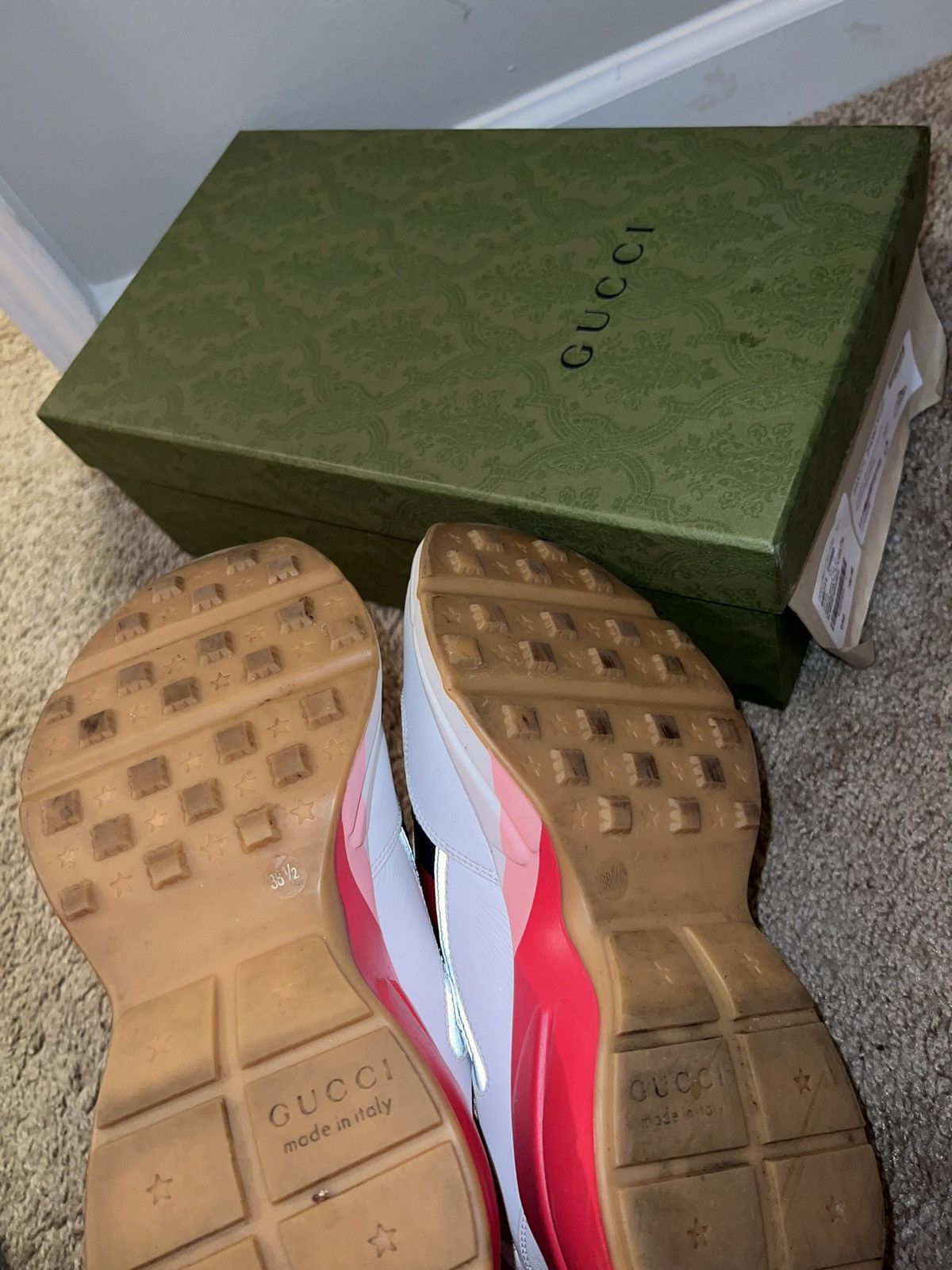 Gucci GUCCI RHYTON SNEAKER Size US 8.5 / IT 38.5 - 5 Thumbnail
