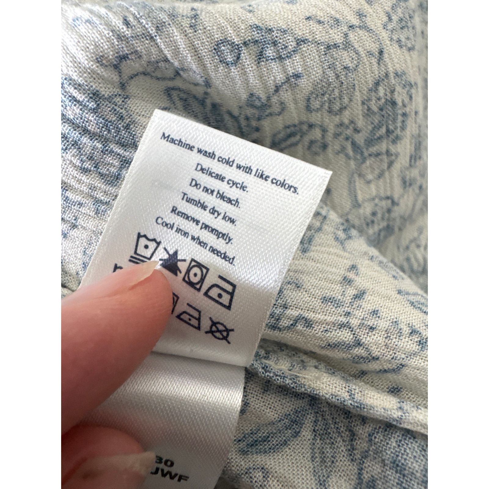 Faherty FAHERTY Eden Dress In Blue Water Floral Medium NWT Size M / US 6-8 / IT 42-44 - 10 Thumbnail
