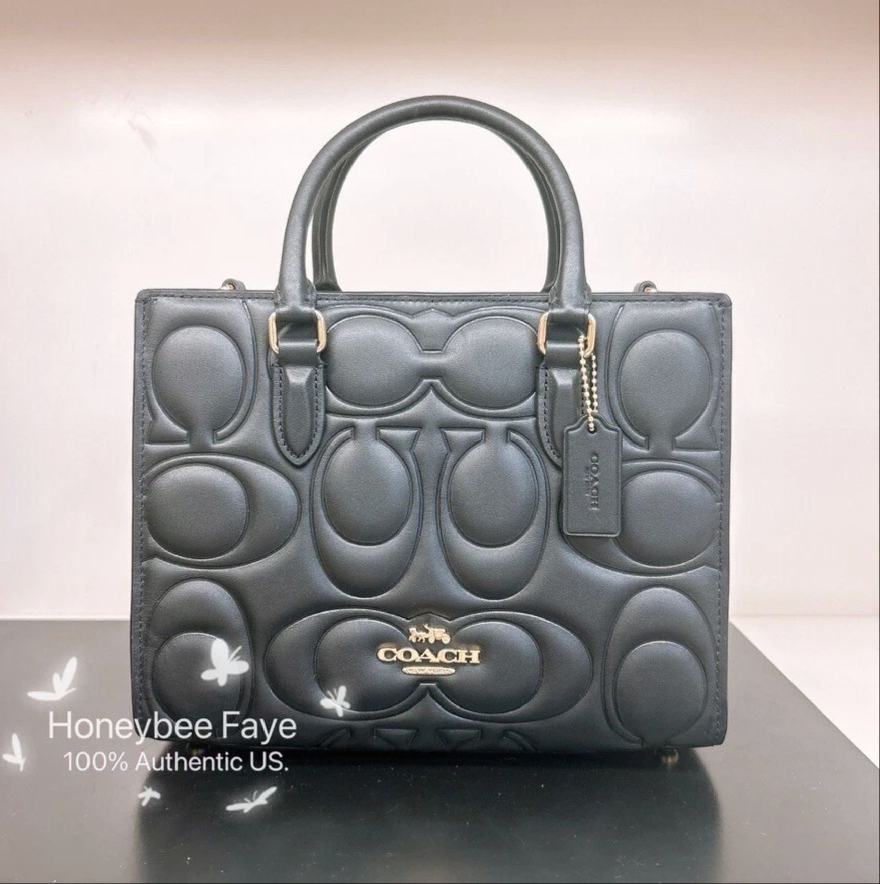 Coach NWT Coach Maggie Small Tote Bag In Signature Leather CY670 Size ONE SIZE - 1 Thumbnail