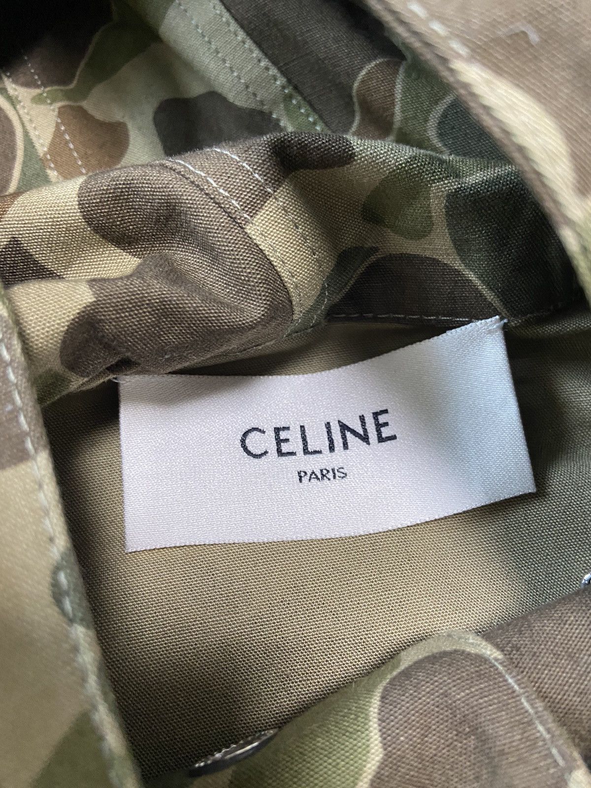 Celine × Hedi Slimane 48 Celine ss22 camouflage military vest sleeveless jacket Size US M / EU 48-50 / 2 - 9 Thumbnail
