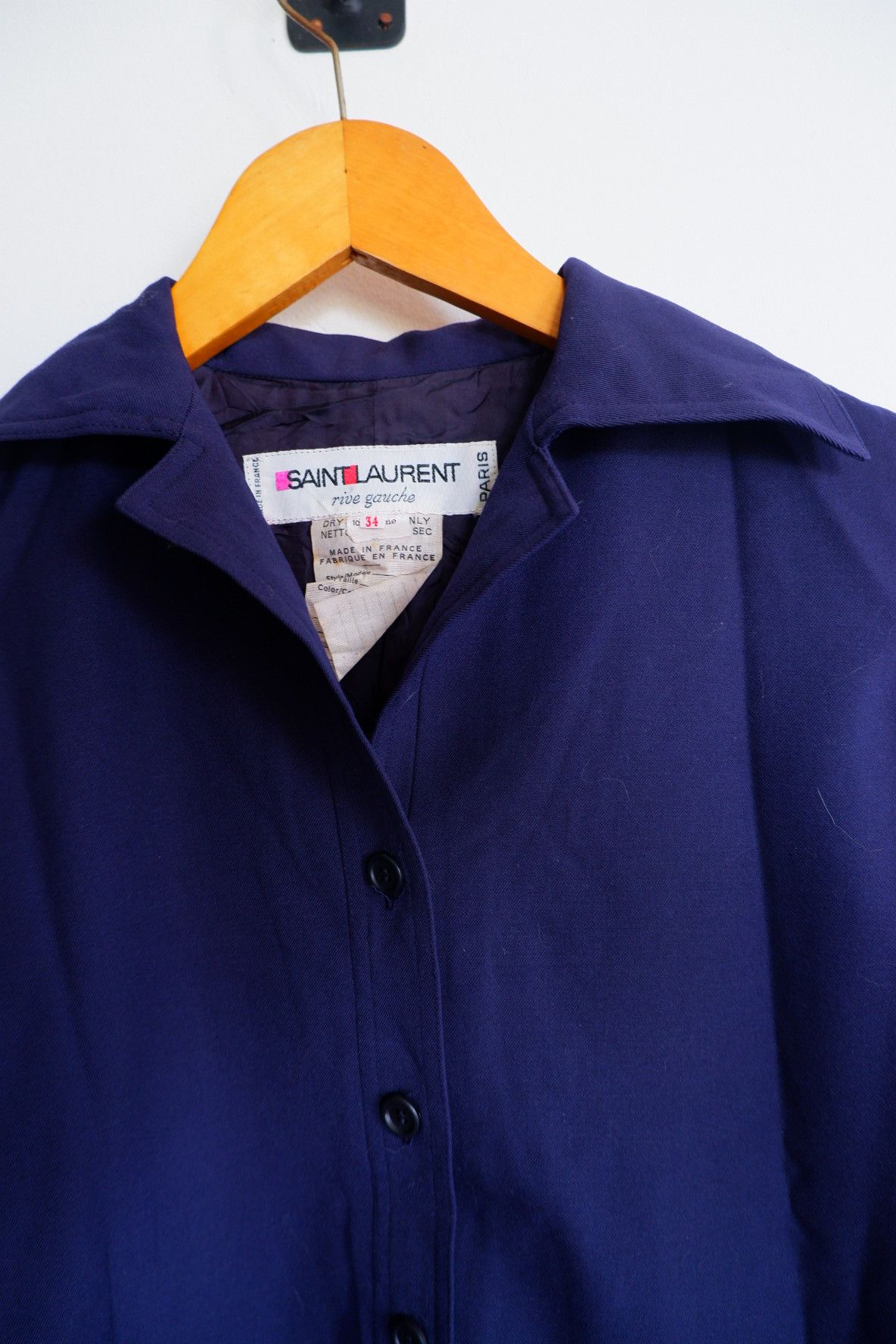 Yves Saint Laurent Vintage 1997 Ysl Rive Gauche Tom Ford Era Half Button Shirts Size M / US 6-8 / IT 42-44 - 4 Thumbnail