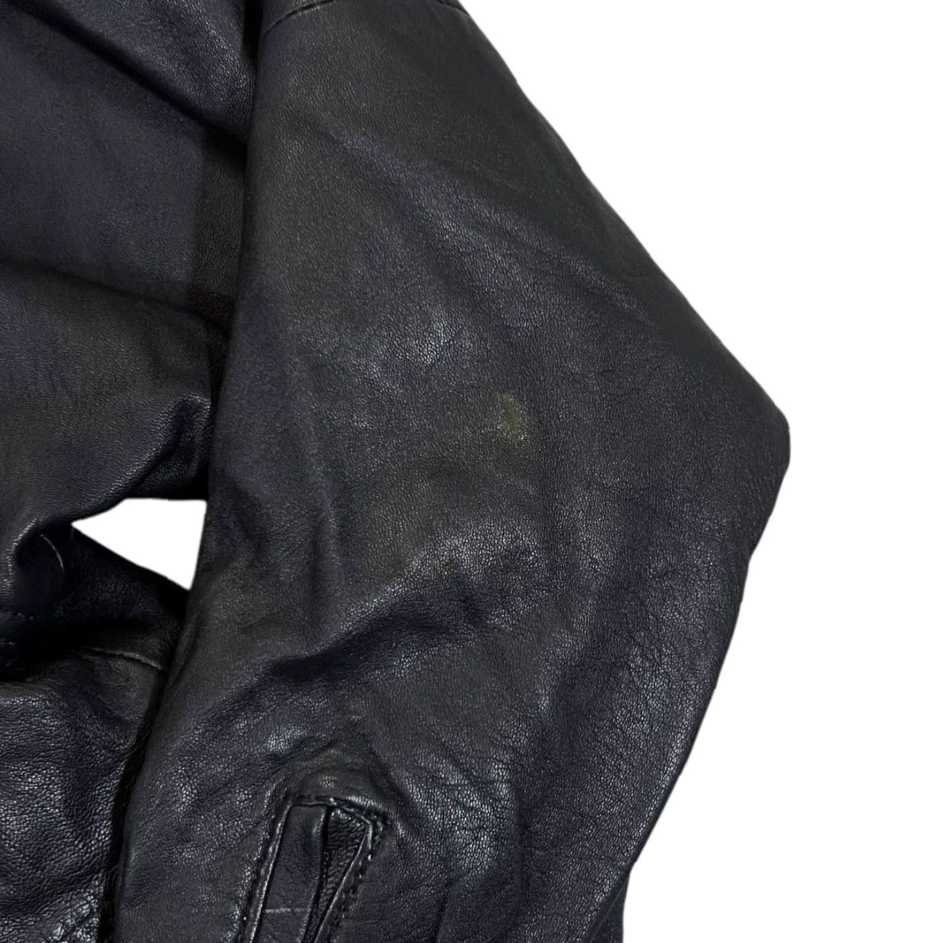 Vintage VINTAGE SINAN LEDER Made In Turkey Black Leather Hooded Jacket Women's XXL L XL Jacket Hooded Leather Black Womens 90s Size XXL / US 16-18 / IT 52-54 - 6 Thumbnail