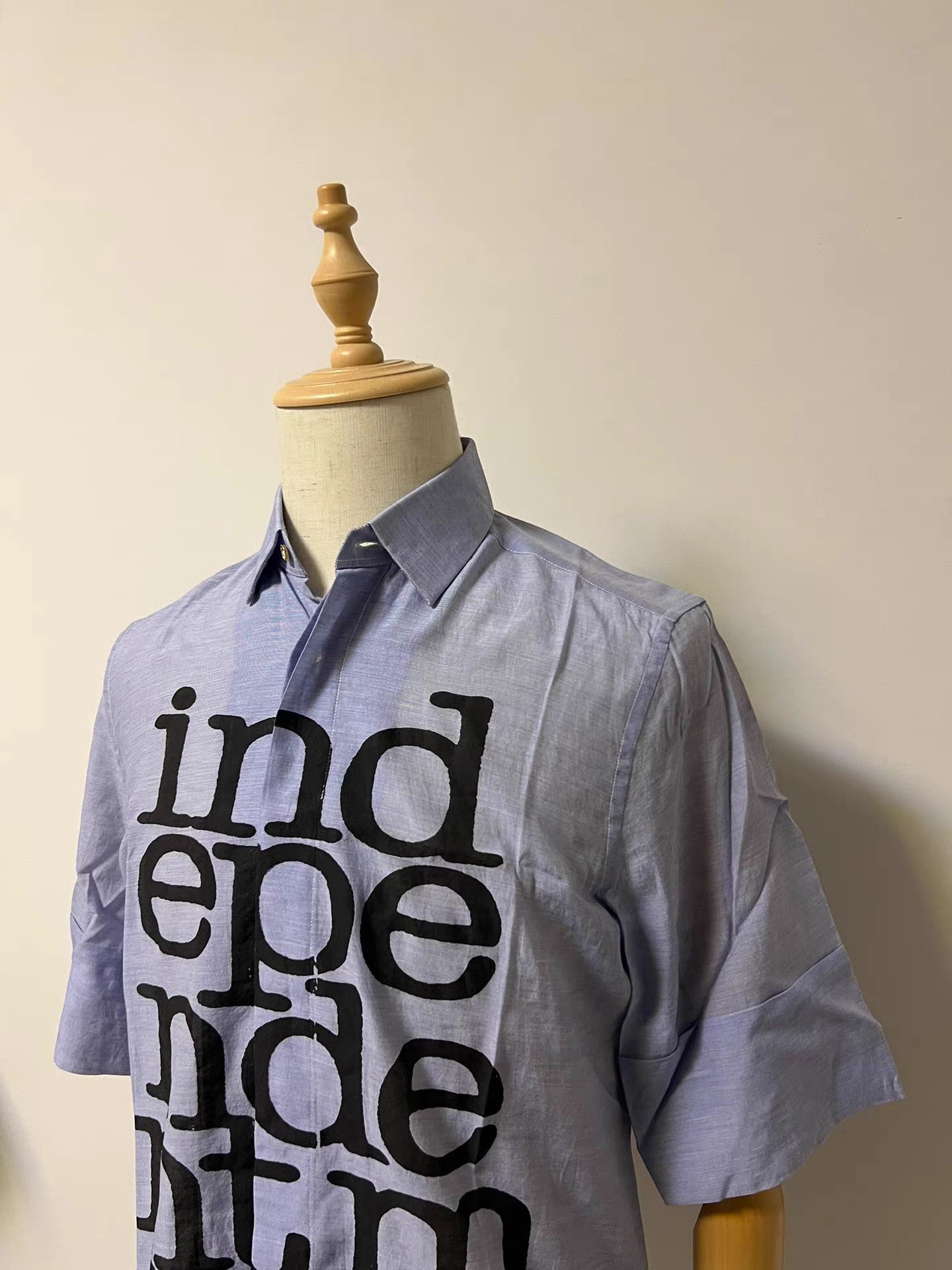 Paul Smith Paul Smith Letter Print Shirt K9 Size US XXS / EU 40 - 3 Thumbnail