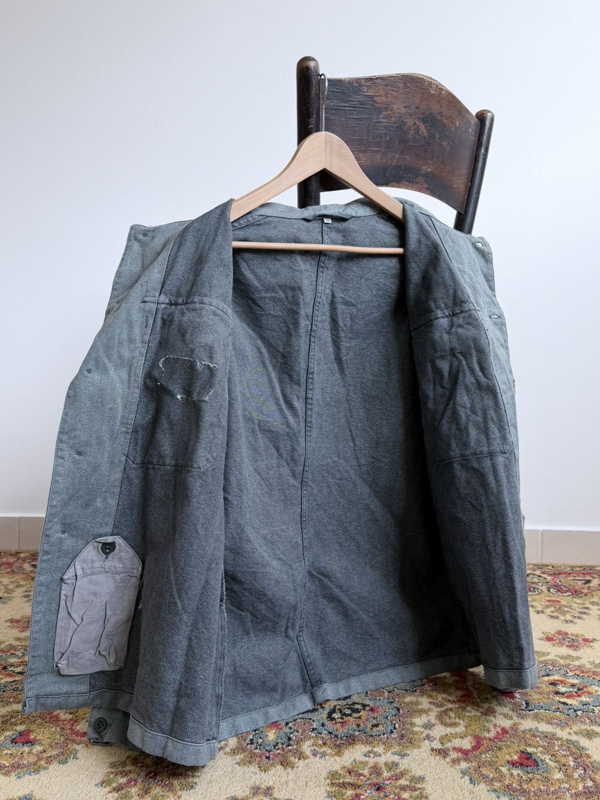 Vetra Vintage 80s Swiss Military Workwear Chore Jacket Size US XL / EU 56 / 4 - 4 Thumbnail