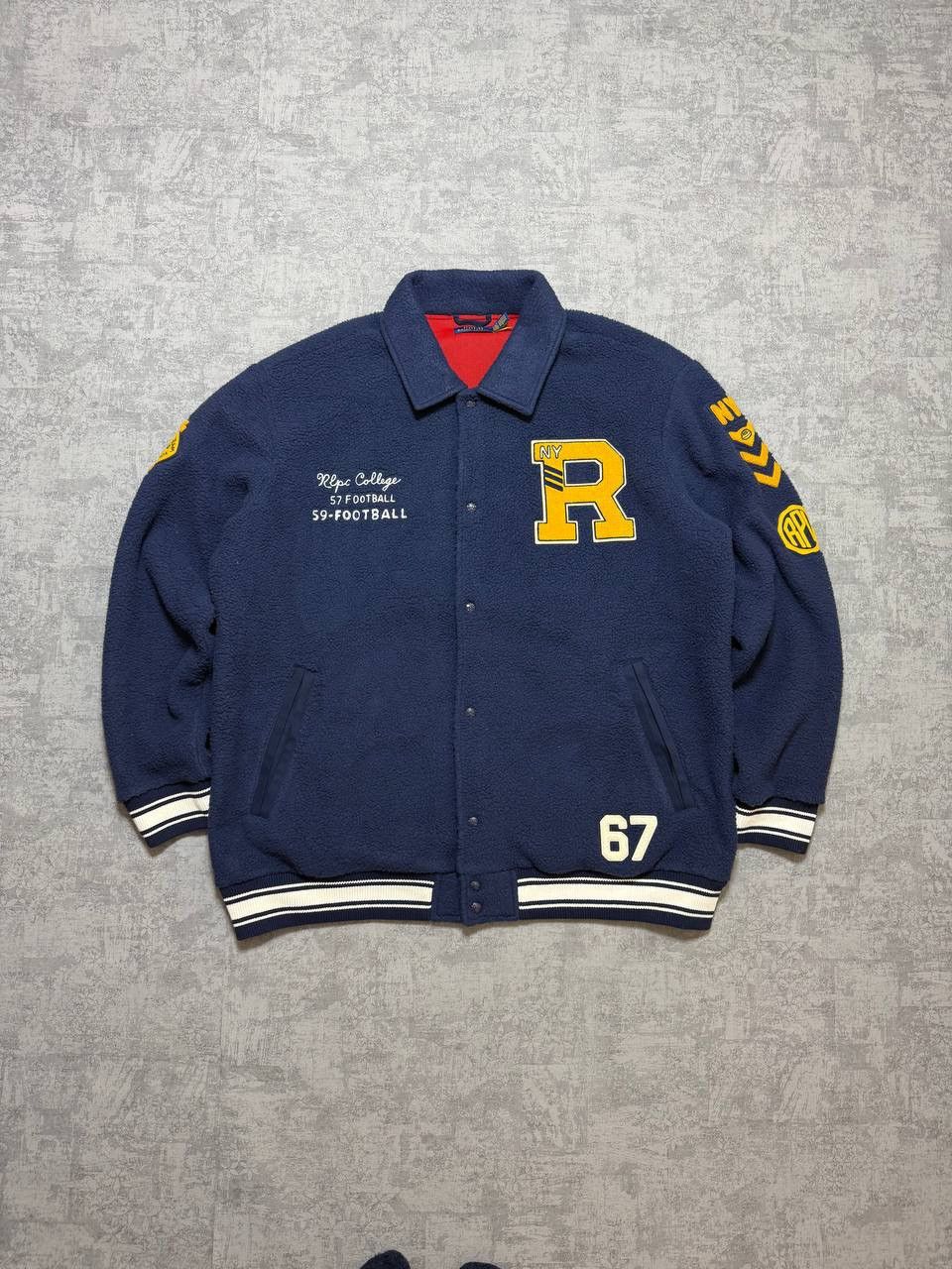 Polo Ralph Lauren POLO RALPH LAUREN Pile Fleece Jacket Size US XXL / EU 58 / 5 - 1 Thumbnail