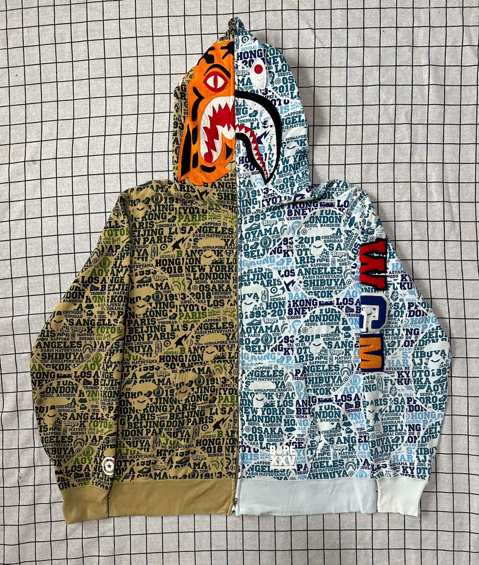 Bape Bape Special Shark White Light Jacket xl Men Size US XL / EU 56 / 4 - 1 Thumbnail