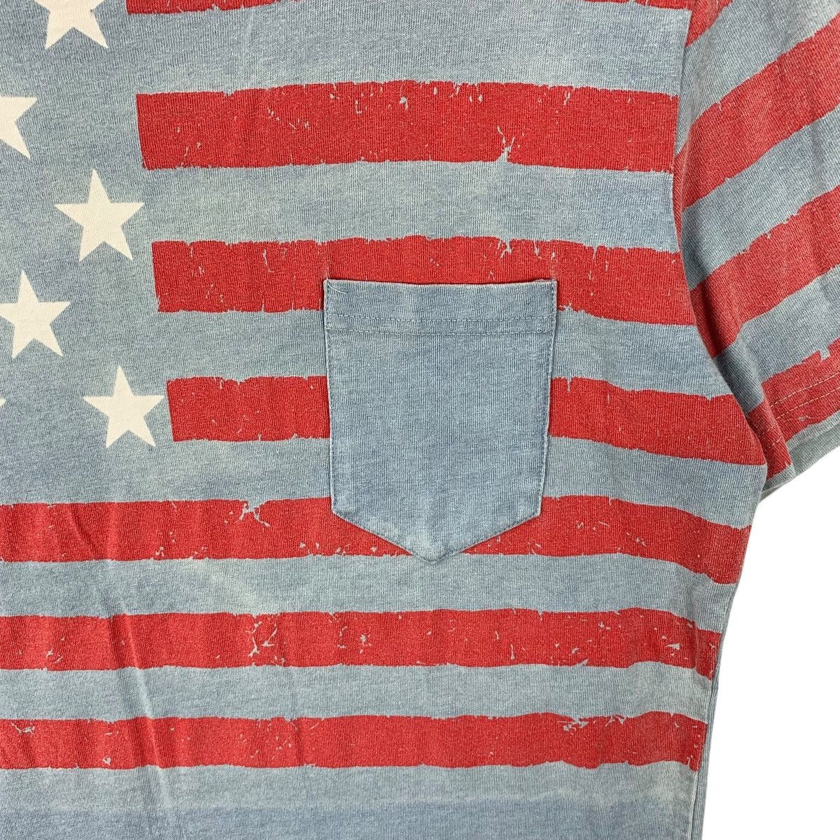 Dickies Vintage DICKIES USA FLAG Logo Natural Sun Faded Tee Shirt Size US M / EU 48-50 / 2 - 4 Thumbnail