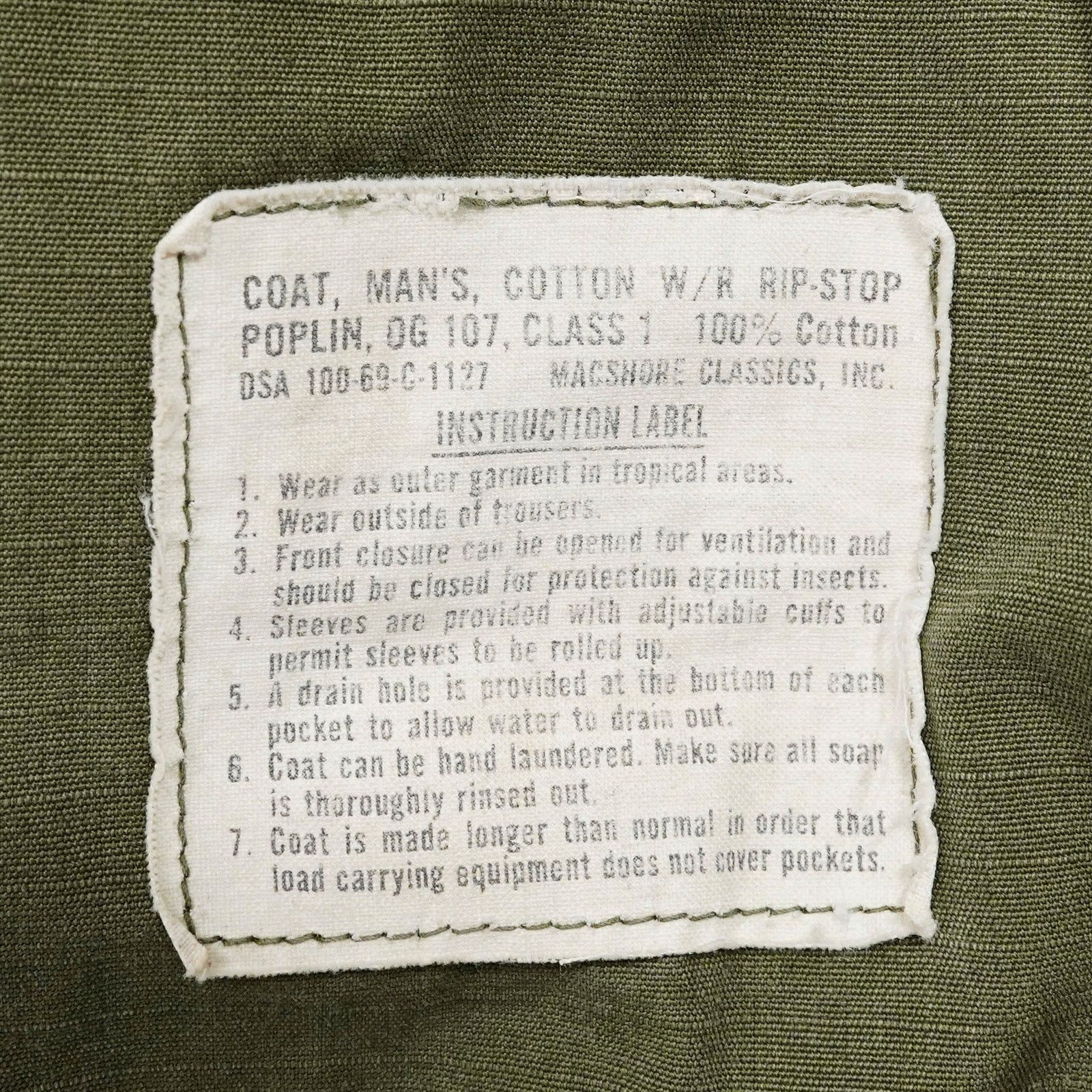 Vintage Vintage 1960s U.S. Army Jungle Fatigue Jacket Ripstop M Size US M / EU 48-50 / 2 - 3 Thumbnail
