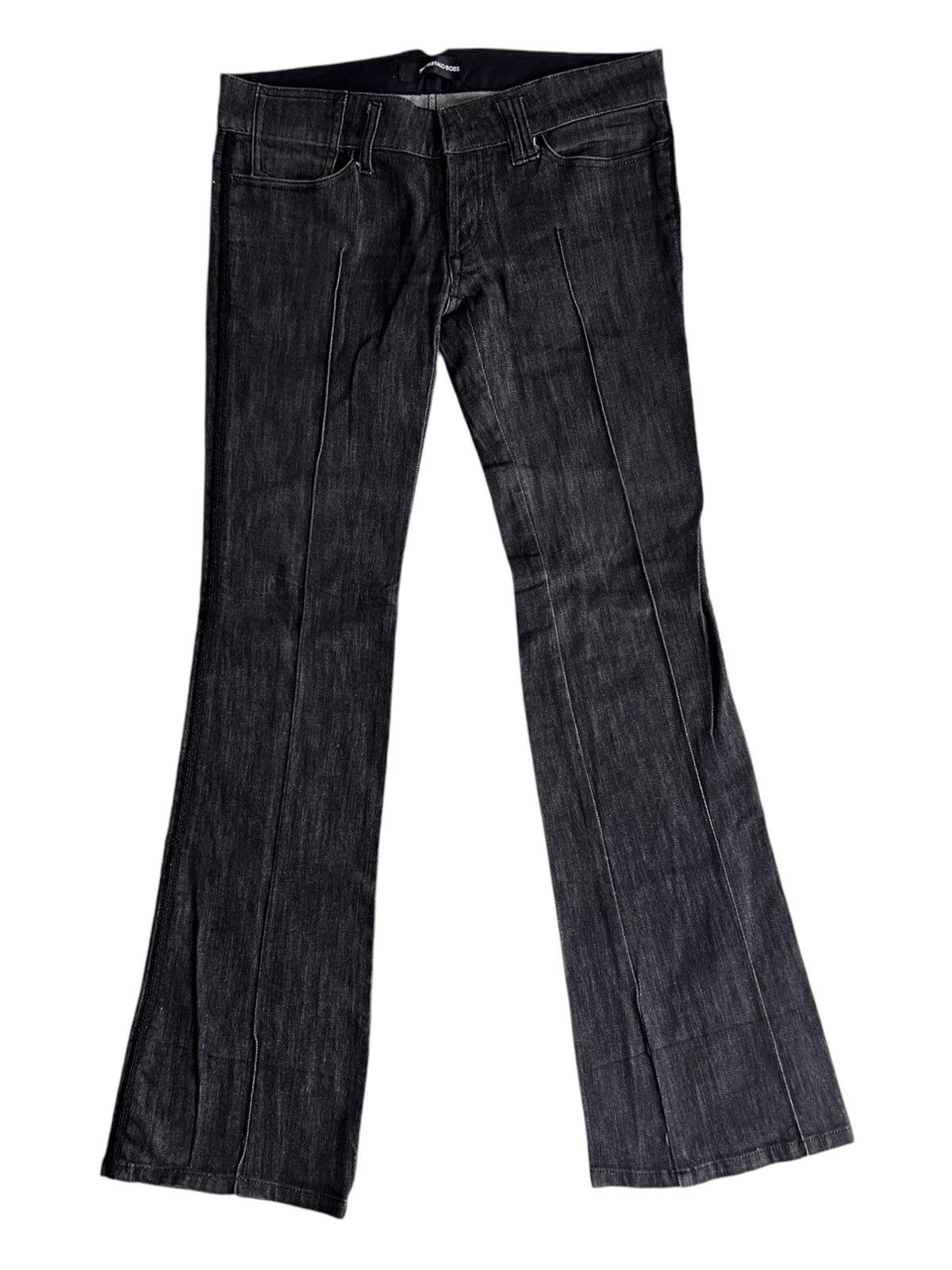 BUFFALO BOBS Y2K Super Flare Buffalo Bobs Low Rise Lace Edge Jeans Denim Size US 32 / EU 48 - 6 Thumbnail