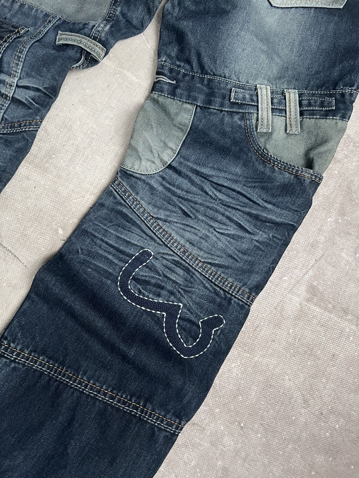 Dolce & Gabbana Japanese deconstructed denim avant garde jeans y2k hype Size US 33 - 11 Thumbnail
