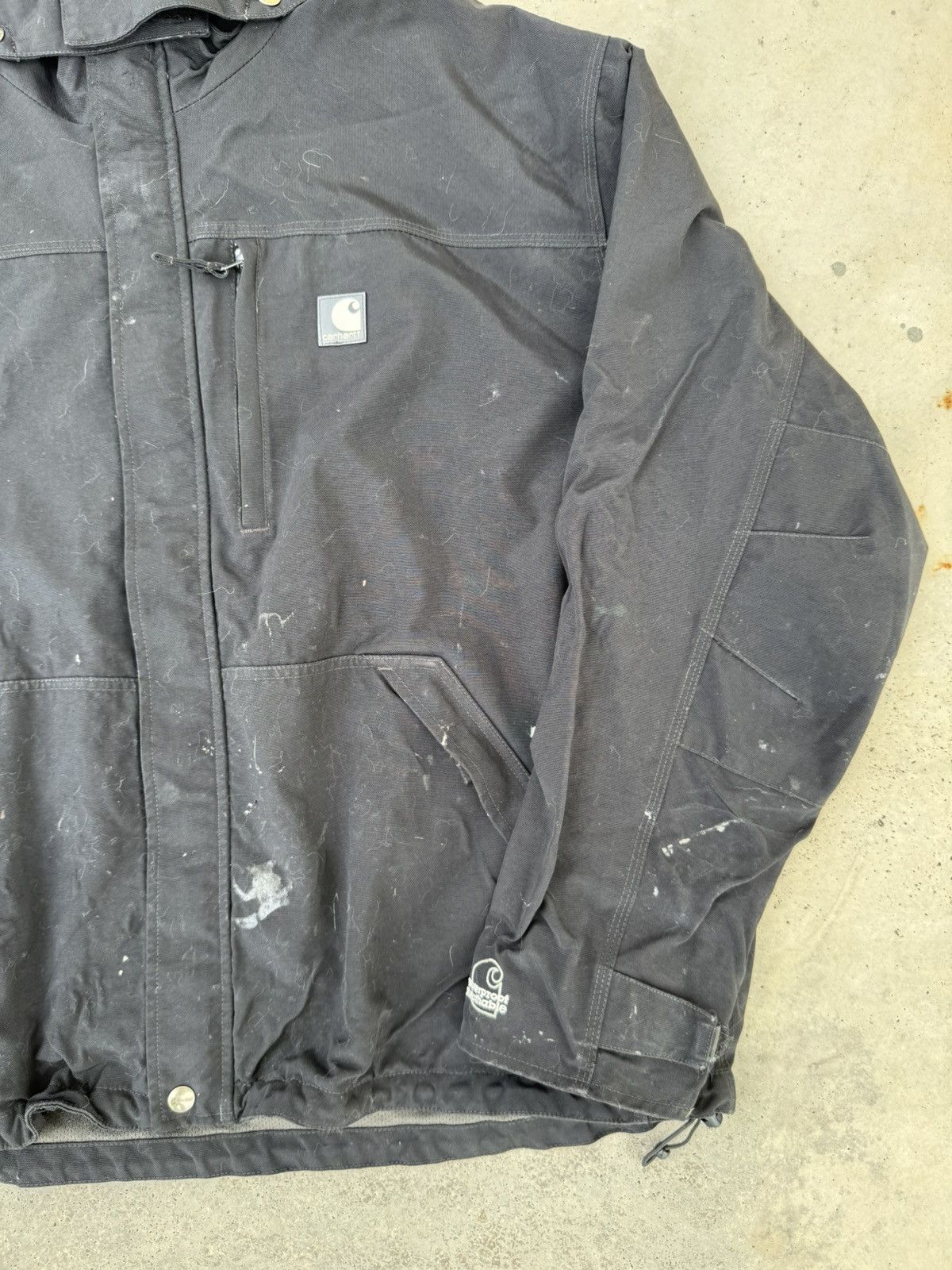 Carhartt Distressed Thrash Carhartt Paint Splash Jacket Size US XXL / EU 58 / 5 - 5 Thumbnail