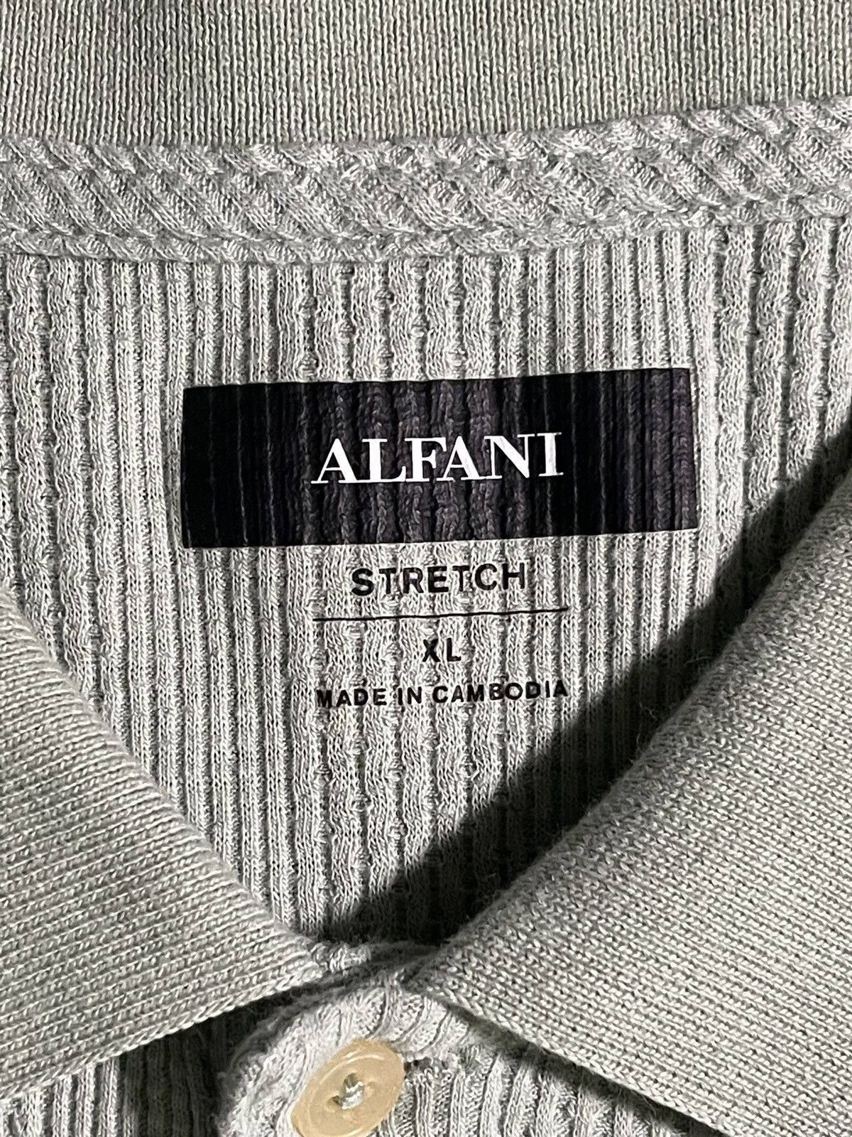 Alfani Alfani 1/4 Button Up Shirt Size US XL / EU 56 / 4 - 2 Thumbnail