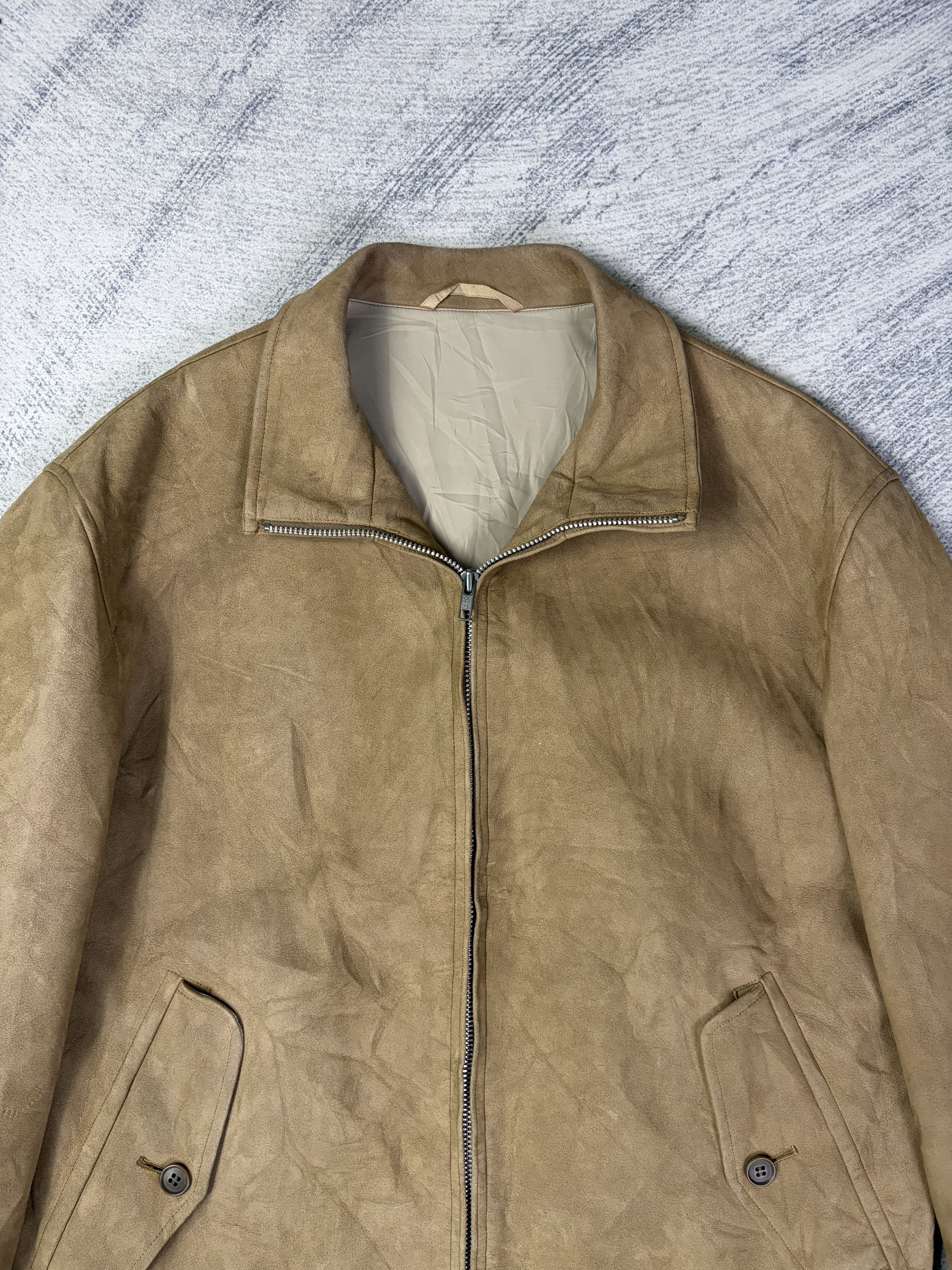 Yohji Yamamoto Yohji Yamamoto AAR Faux Suede Jacket Size US L / EU 52-54 / 3 - 3 Thumbnail