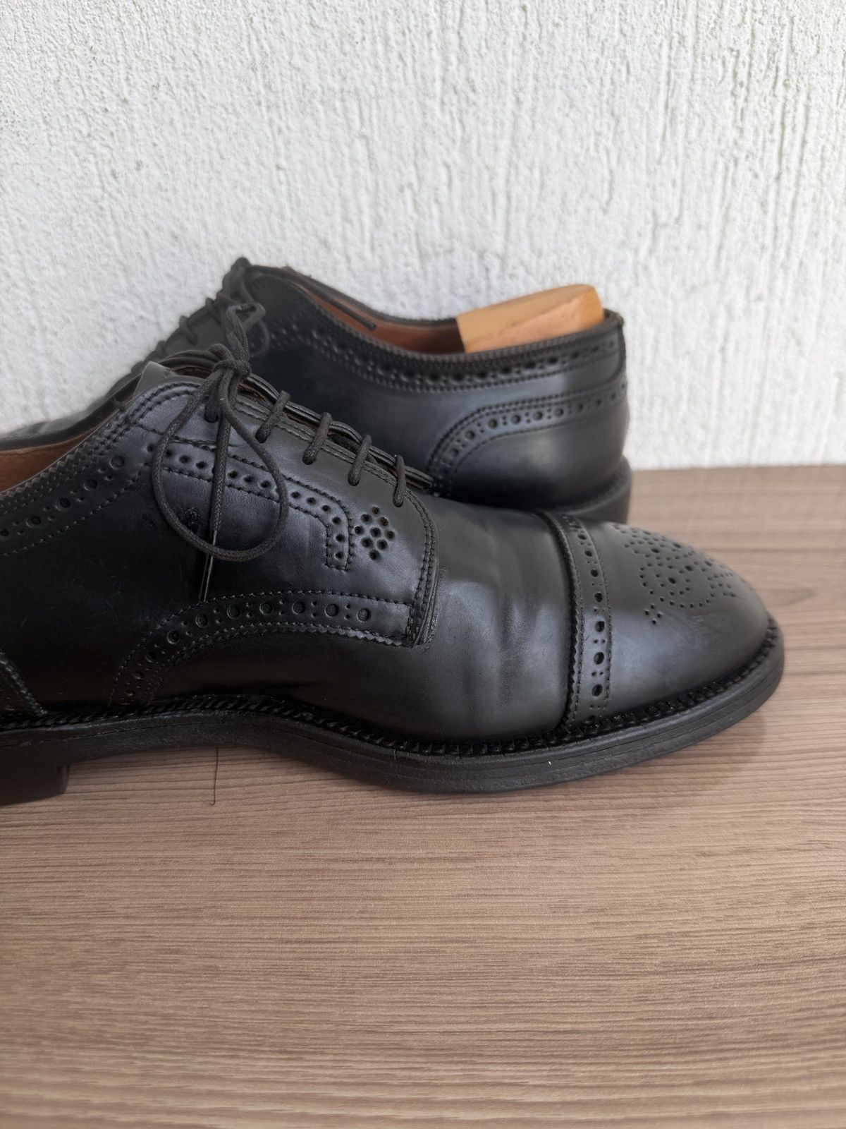 Alden × Drake's Shell cordovan brogue derby Size US 8.5 / EU 41-42 - 14 Thumbnail