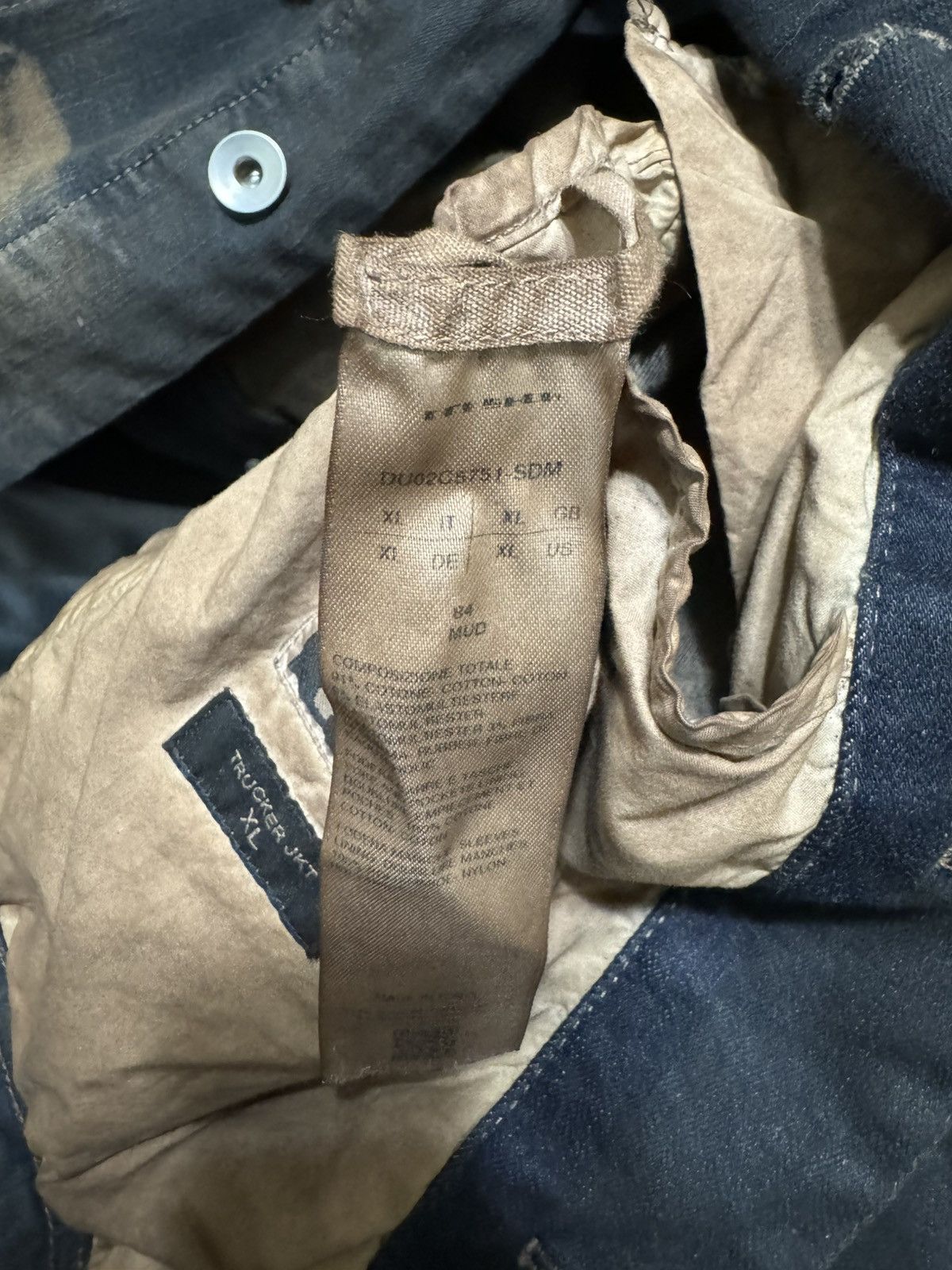 Rick Owens Drkshdw Rick Owens Drkshdw Mud Trucker Jacket Size US L / EU 52-54 / 3 - 5 Thumbnail