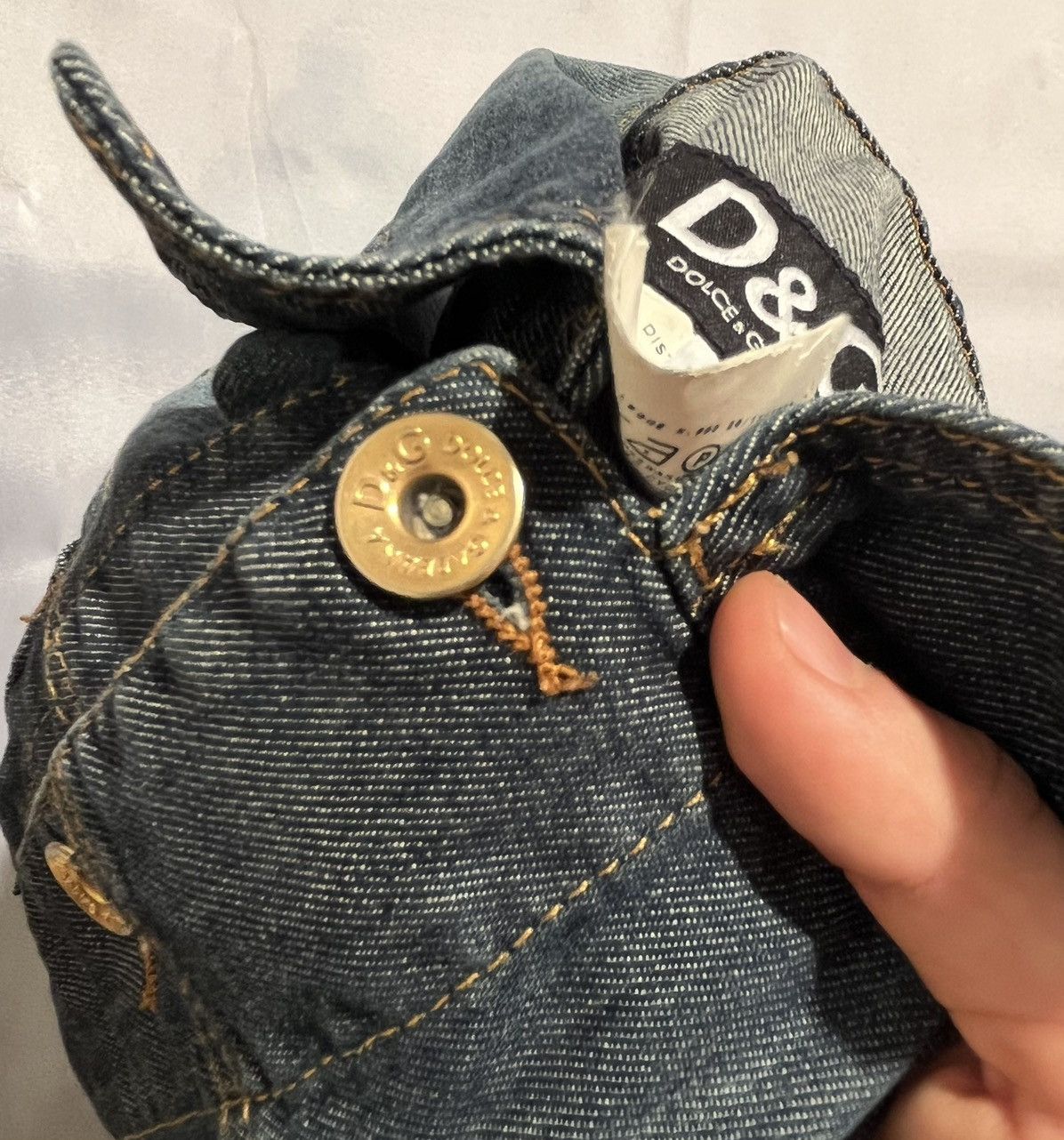 Archive D&G Dolce & Gabbana Denim Y2K Jacket