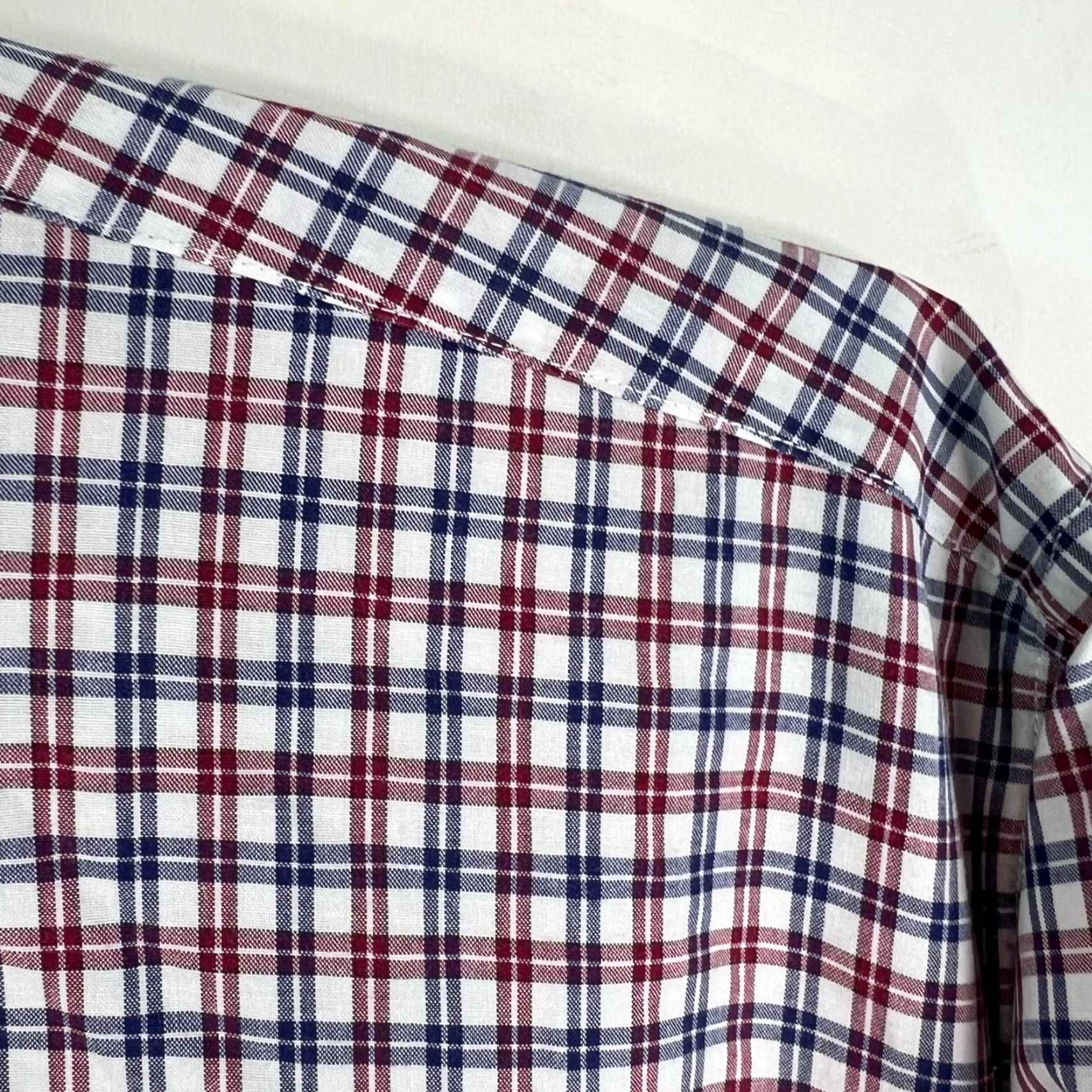 Jos. A. Bank Jos. A. Bank Check Executive Button Down Shirt Mens XL RWB Long Sleeve Size US XL / EU 56 / 4 - 2 Thumbnail