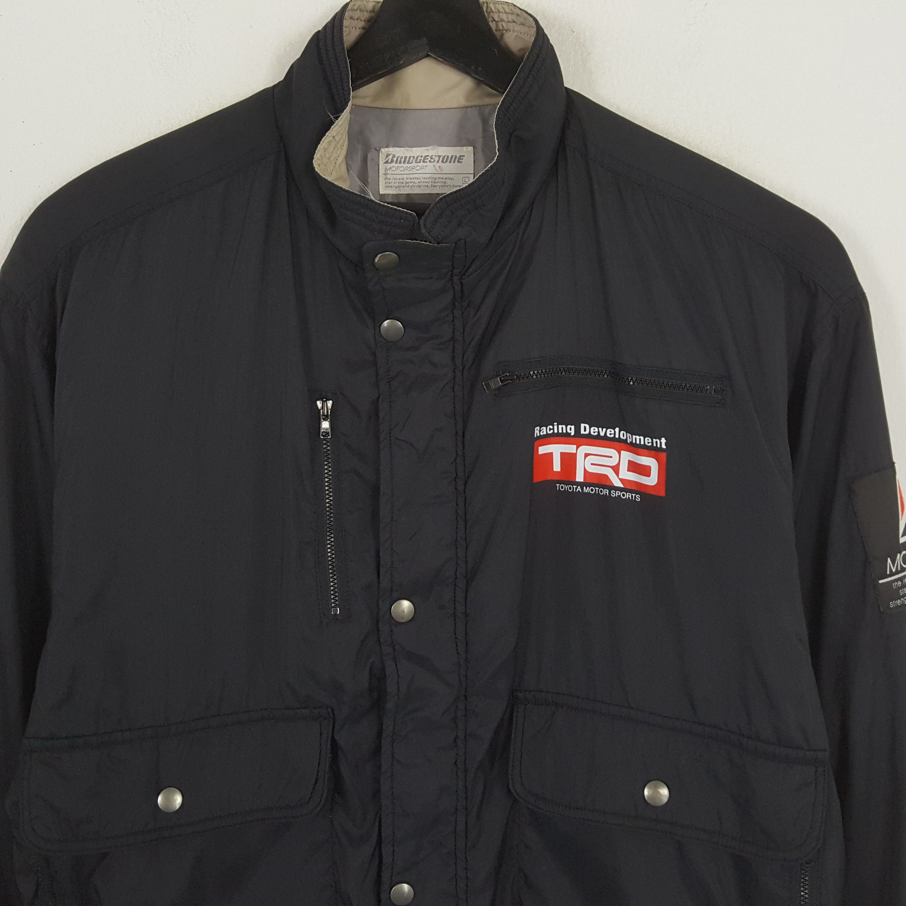 Japanese Brand × Vintage BRIDGESTONE X TRD TOYOTA MOTORSPORTS Custom Art Jacket Size US XL / EU 56 / 4 - 4 Thumbnail