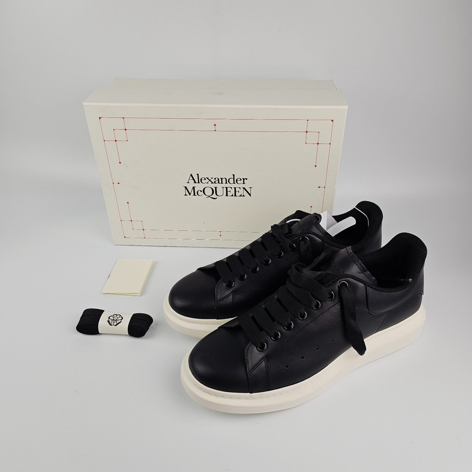 Alexander McQueen ALEXANDER MCQUEEN Oversized Men's Black Sneakers New Size US 12 / EU 45 - 2 Thumbnail