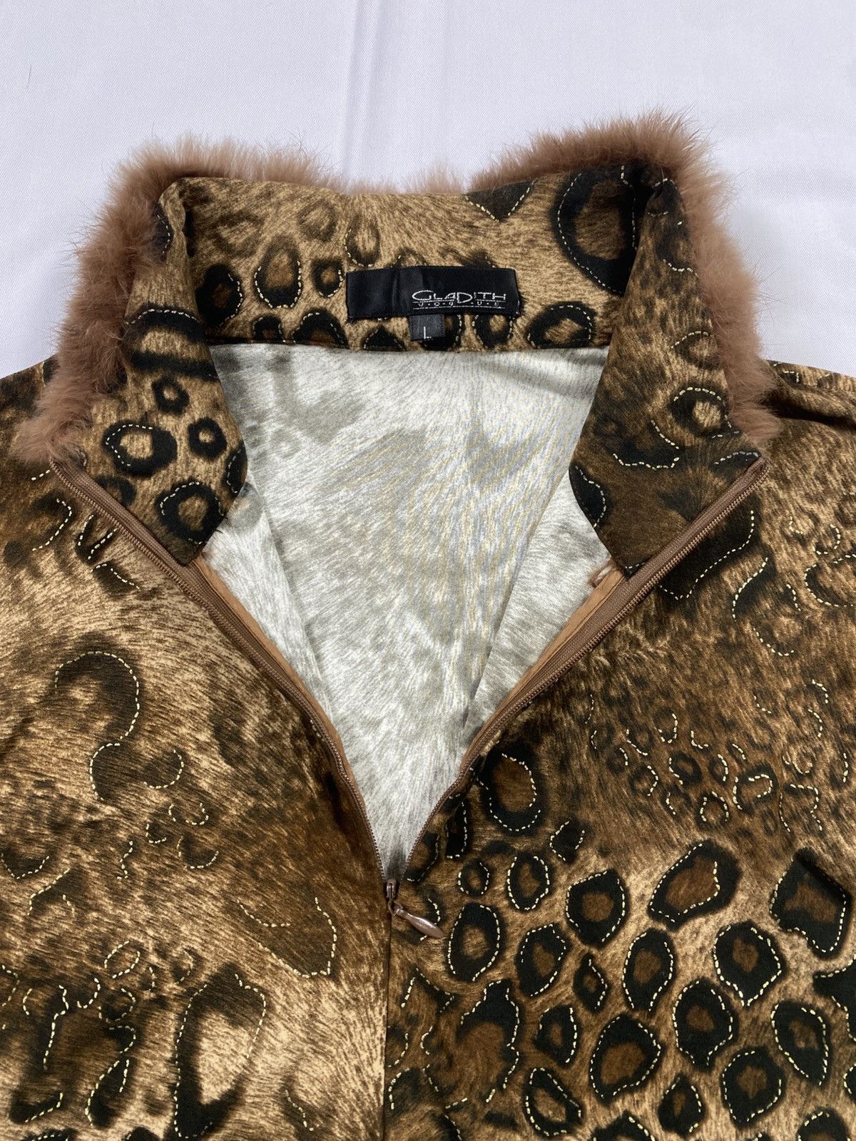 Issey Miyake Japanese Leopard Faux fur Lgb ifsix style Size US M / EU 48-50 / 2 - 5 Thumbnail