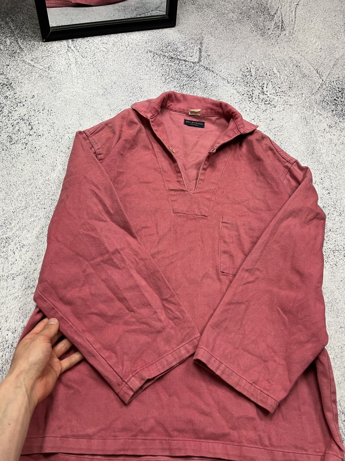 Le Laboureur 1980’s 90’s Vintage French Fisherman Chore Jacket Smock Rare Size US L / EU 52-54 / 3 - 11 Thumbnail