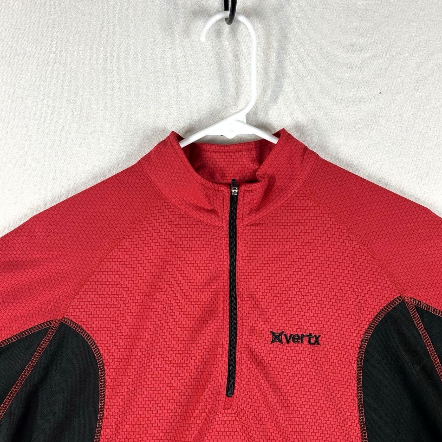Vintage Vertx Short Sleeve Shirt Mens M Ops Pro 1/4 Zip Pullover Tactical Utility Red Polo Shirt Mens M Size US M / EU 48-50 / 2 - 2 Thumbnail