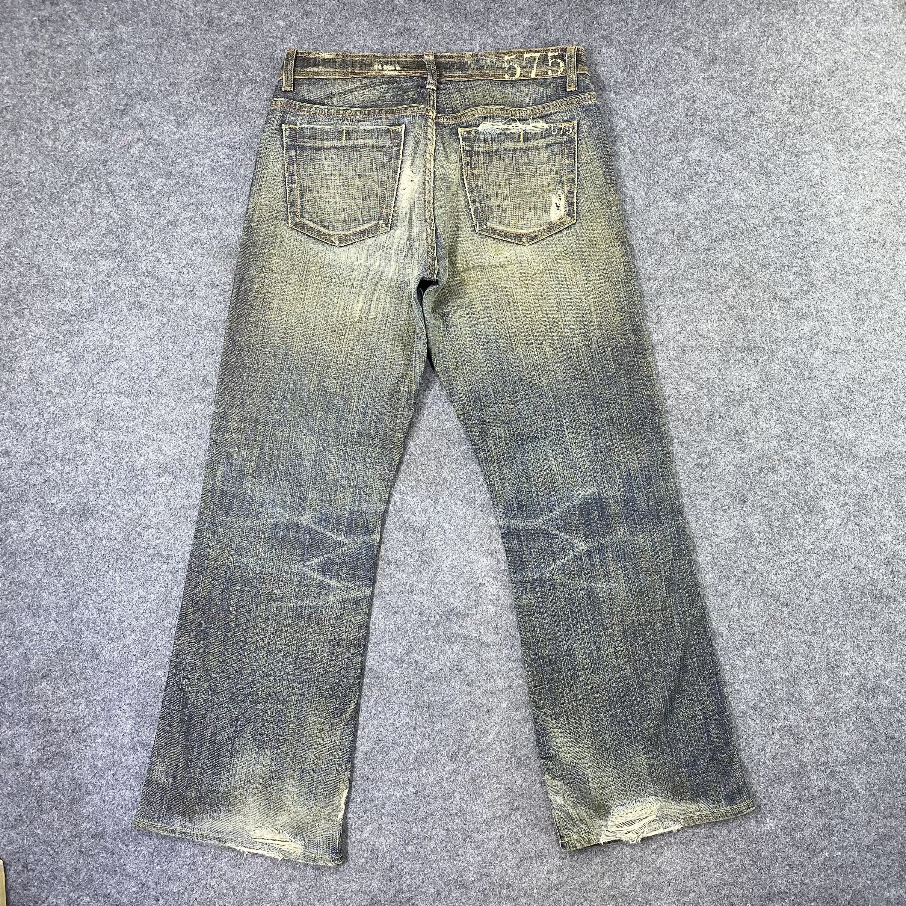 Jean × Vintage Vintage 575 Rusty FLARE Denim Faded Jeans-J1162 Size US 32 / EU 48 - 3 Thumbnail