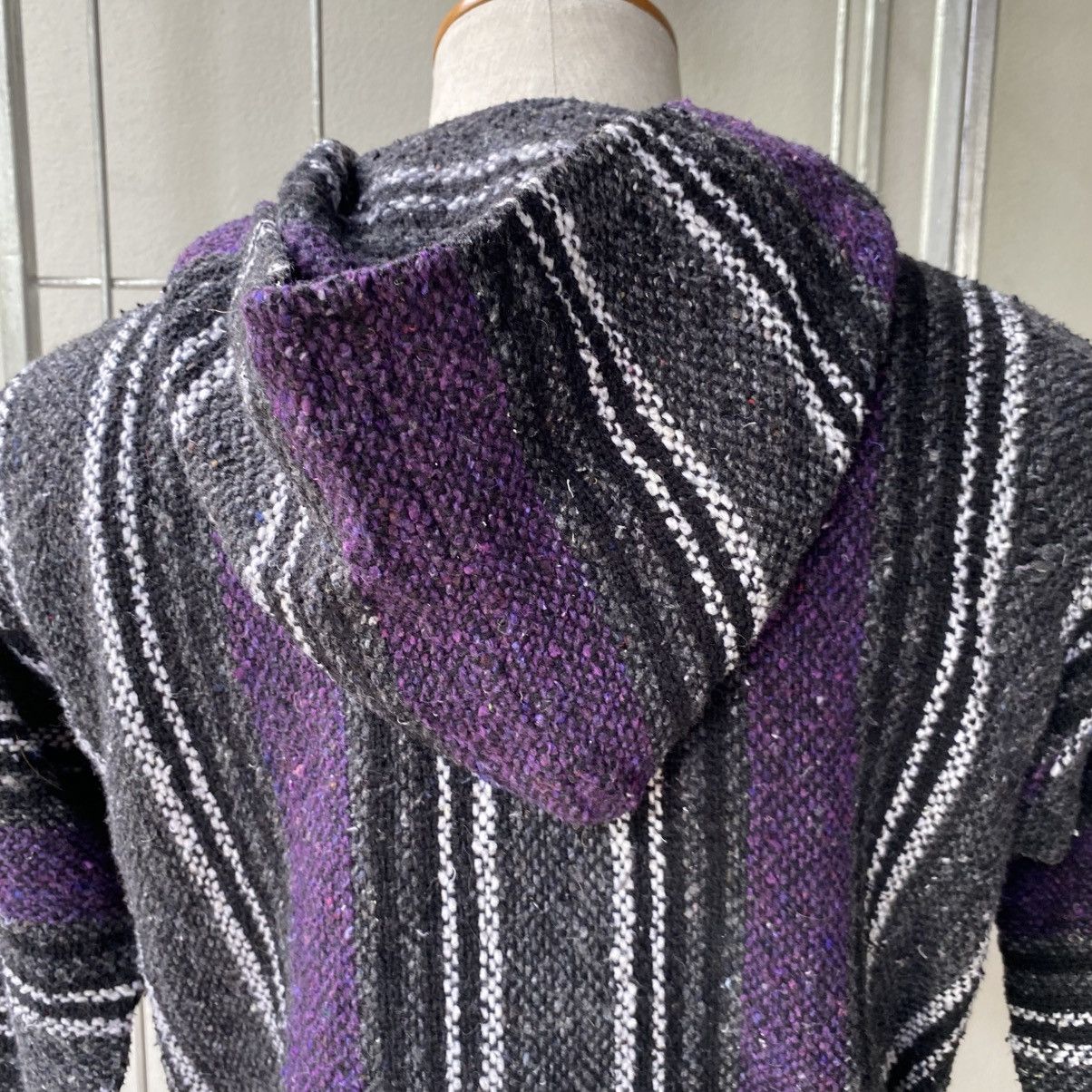 Vintage Black & Purple Striped Baja Hoodie Size US M / EU 48-50 / 2 - 20 Thumbnail