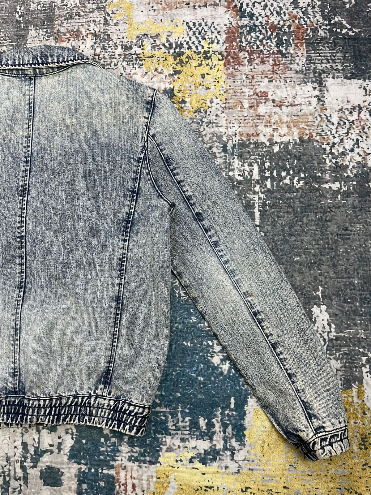 Japanese Brand Cecil McBee Washed Denim Rider Jacket Size M / US 6-8 / IT 42-44 - 8 Thumbnail