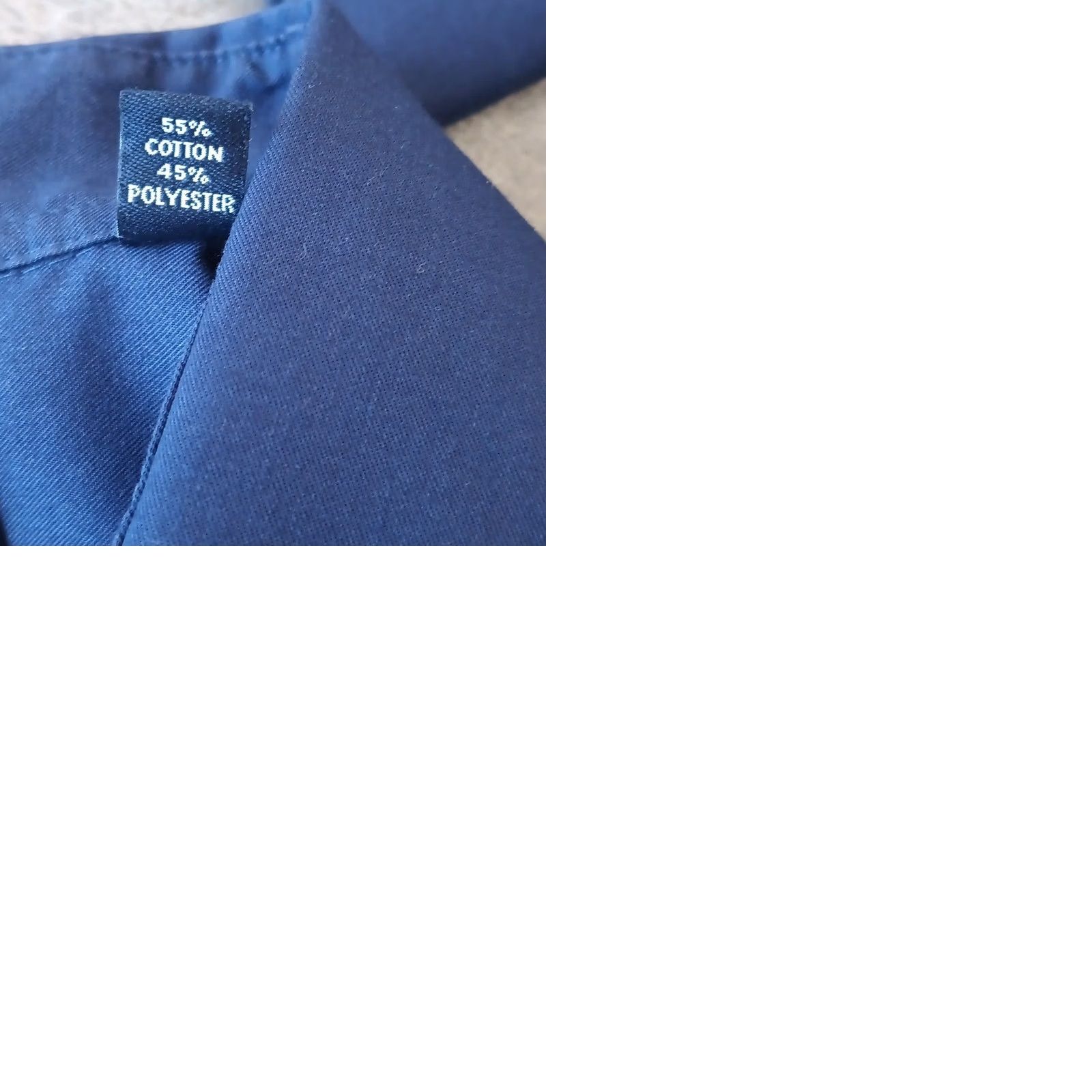 Chaps Chaps Shirt Mens 17.5 Blue Long Sleeve Button Up Cotton Blend Regular Fit Dress Shirt Mens Regular Blue 17.5 Neck Size 17.5 Size US XXL / EU 58 / 5 - 9 Thumbnail