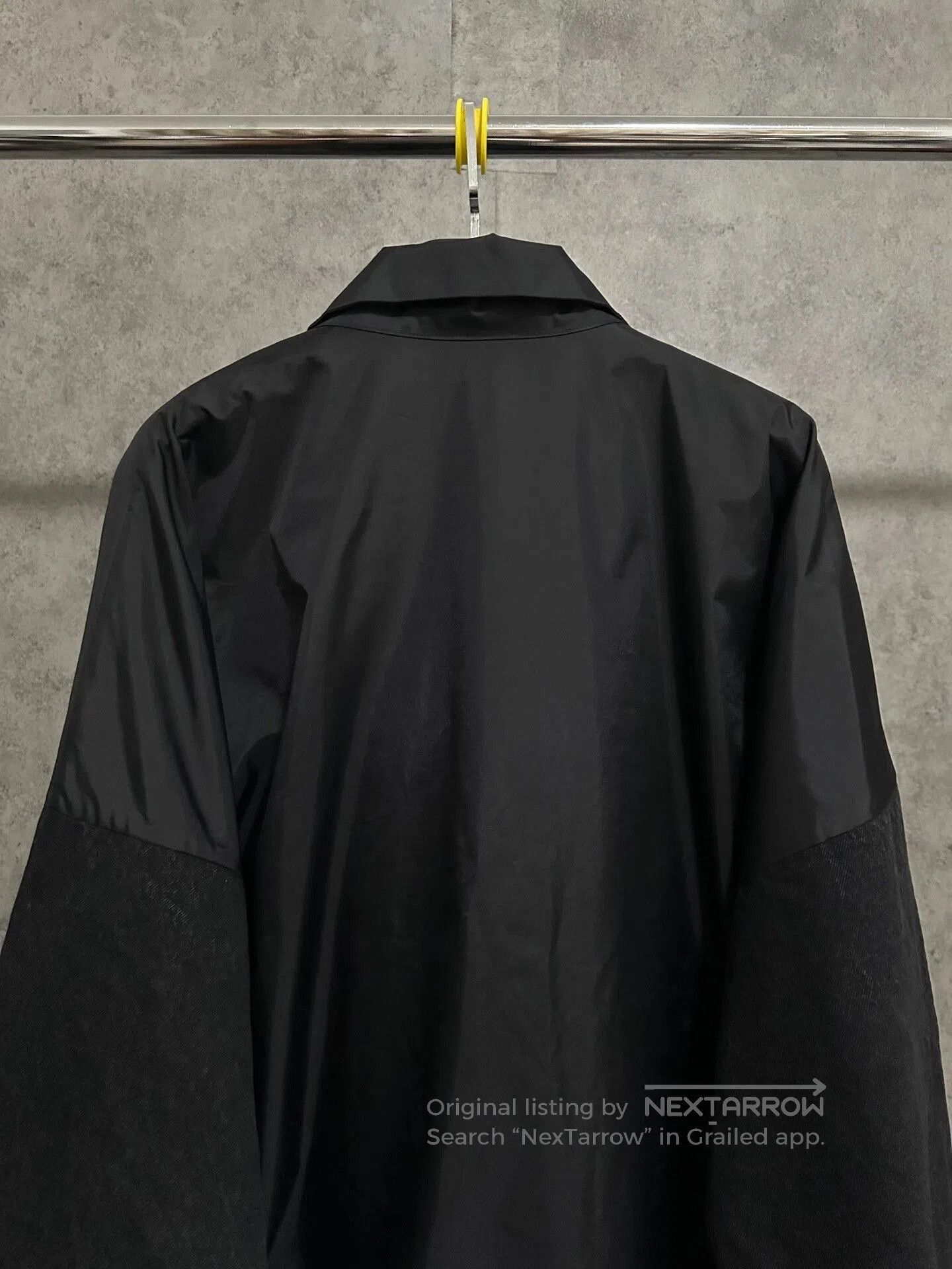 Balenciaga balenciaga black nylon jacket with logo. Size US M / EU 48-50 / 2 - 5 Thumbnail