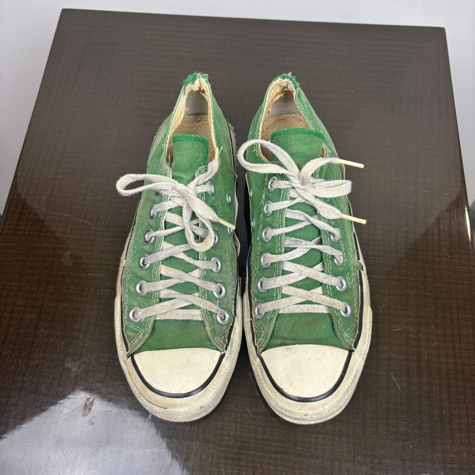Converse Vintage 80s Converse Low Shoes Sneakers Green Men's Size 6 Size US 6 / EU 39 - 6 Thumbnail