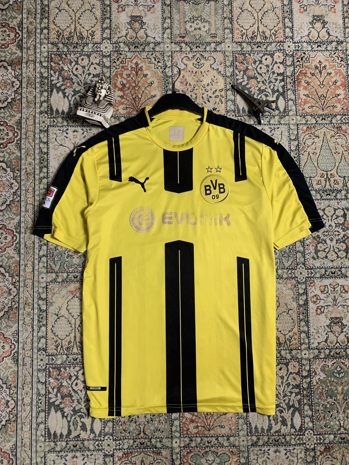 Puma × Vintage PUMA BURUSSIA DORTMUND MARCO REUS 11 SOCCER JERSEY Size US M / EU 48-50 / 2 - 1 Thumbnail