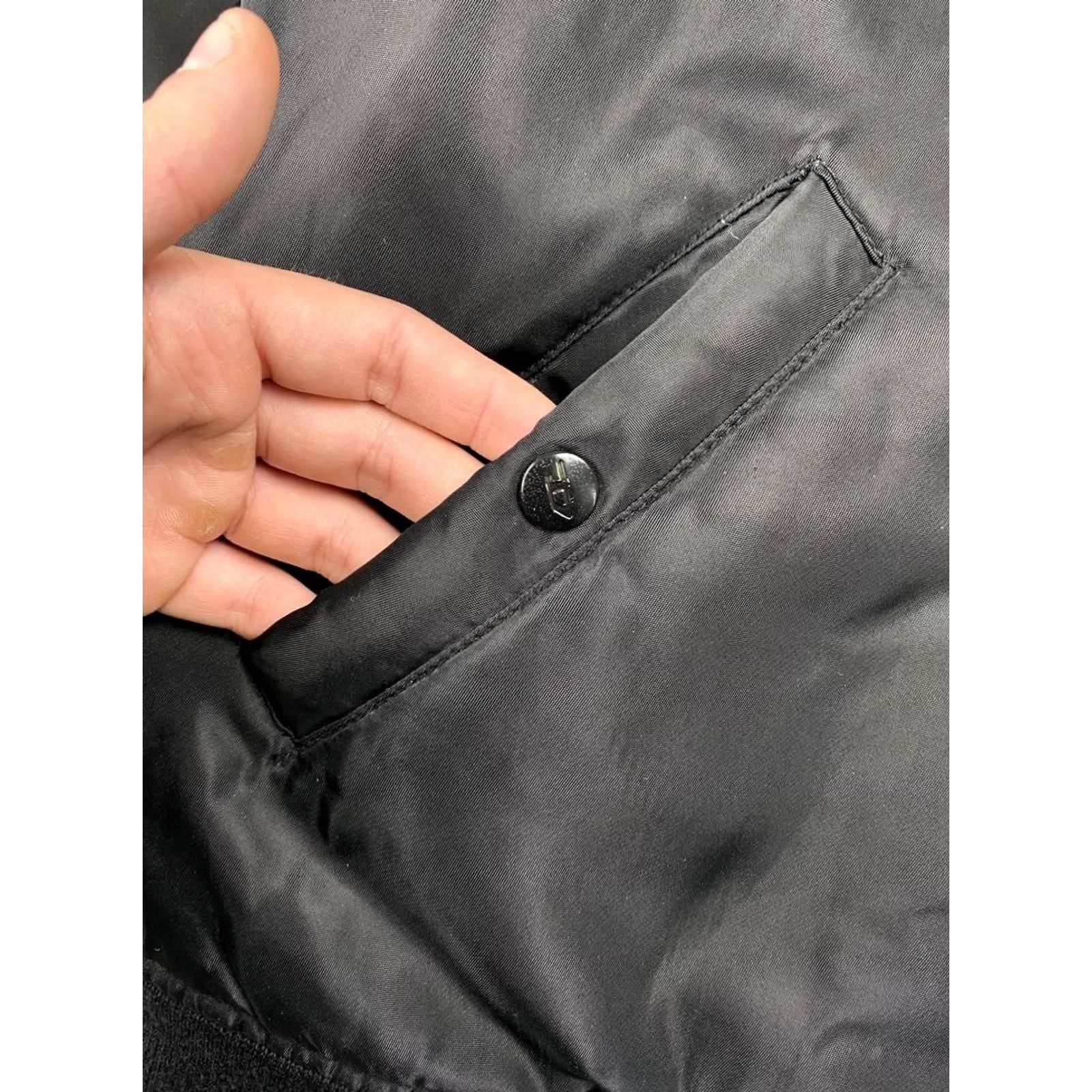 Diesel VINTAGE Diesel Bomber Jacket Men Size 2XL Black Shearling Aviator Size US XXL / EU 58 / 5 - 3 Thumbnail