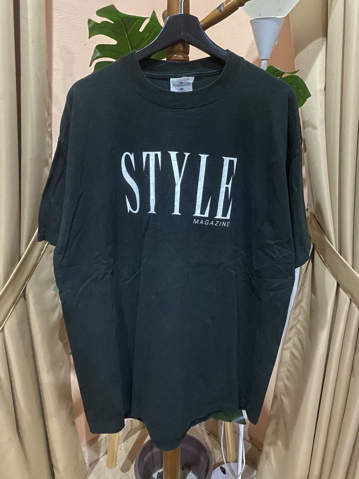Other Vintage Jerzees “Style Magazine” Black Graphic T-Shirt Size US L / EU 52-54 / 3 - 1 Thumbnail