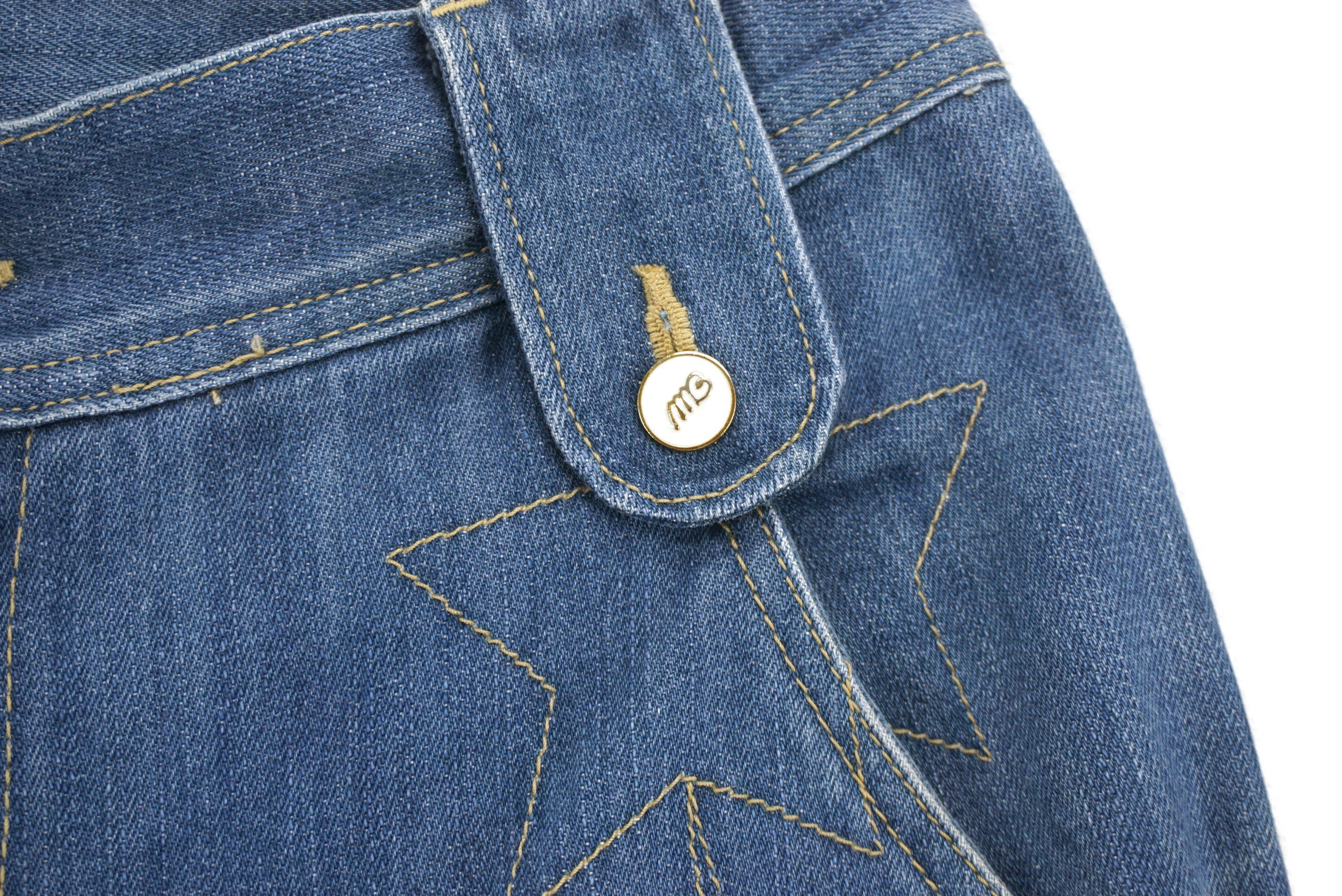 Japanese Brand Mercibeaucoup Jeans fit W31xL25.5 Dropped Crotch Cropped Size US 28 / EU 44 - 5 Thumbnail