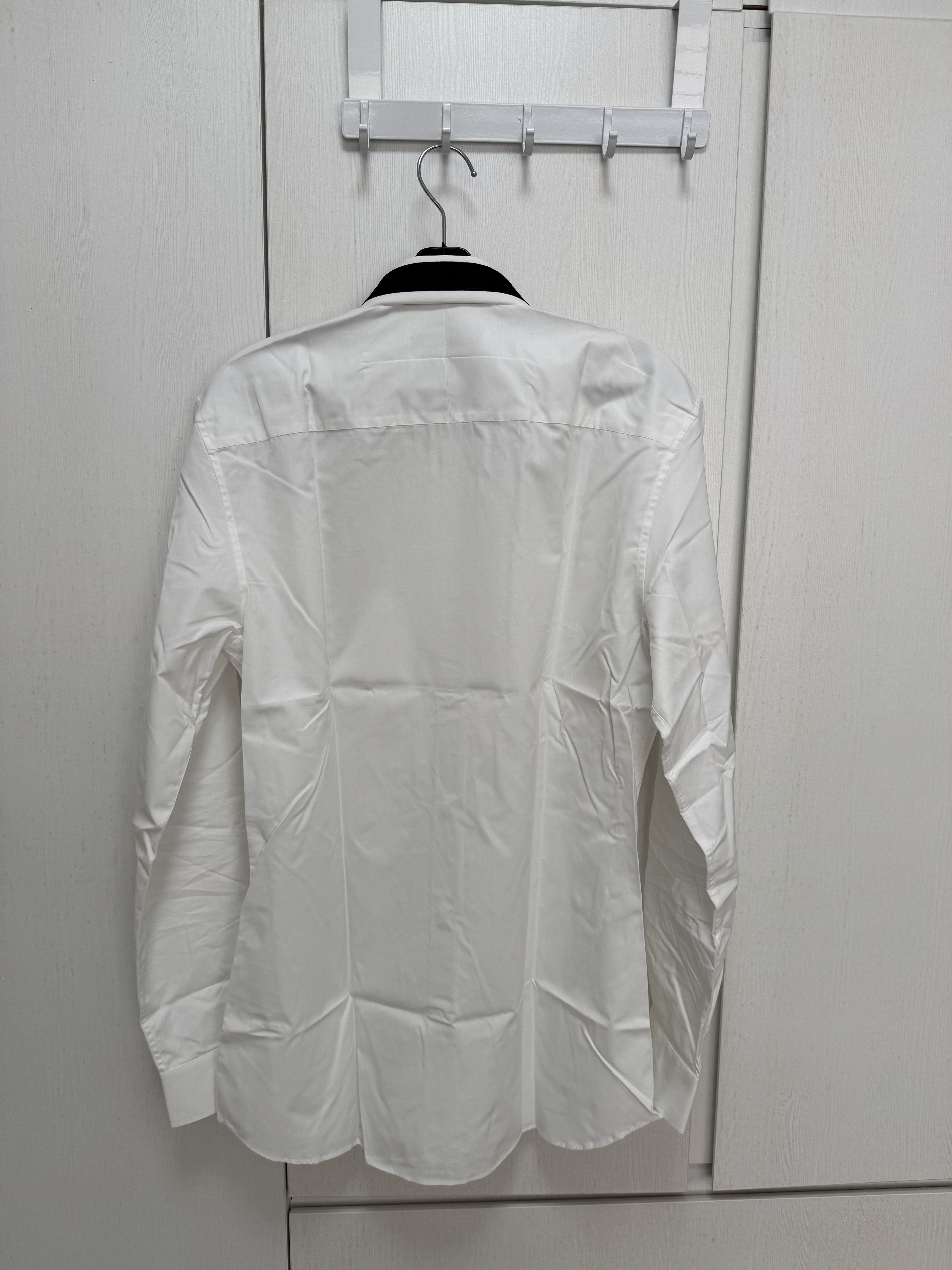 Givenchy Black Star Embroidery Collar Dress Shirt Size US L / EU 52-54 / 3 - 2 Thumbnail