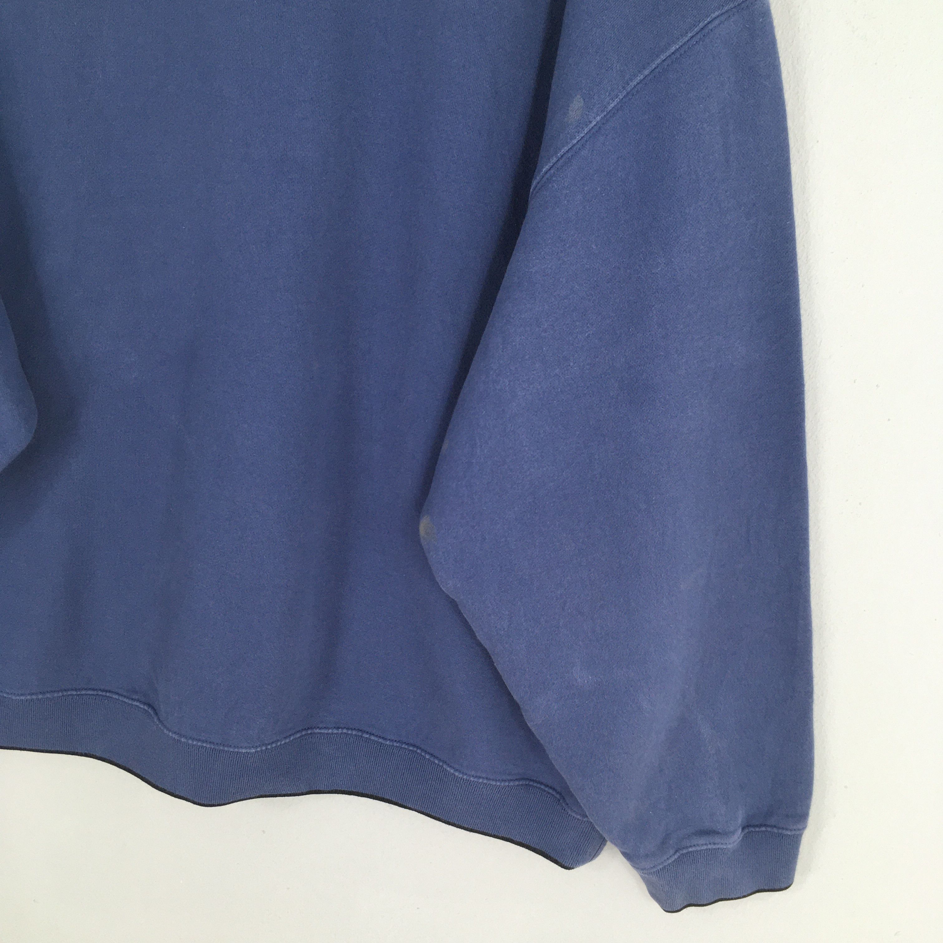 Habitat Vintage Largemouth Bass Fish Blue Sweatshirt XLarge Size US XL / EU 56 / 4 - 7 Thumbnail