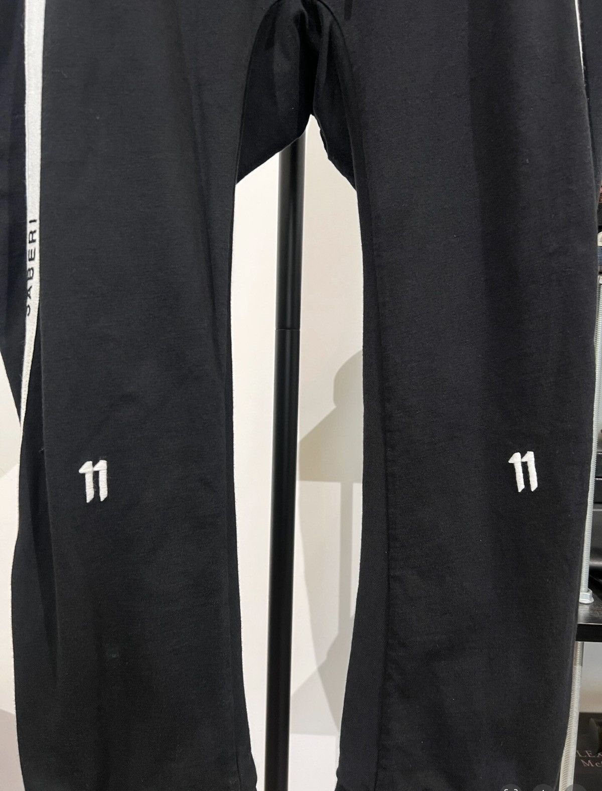 11 By Boris Bidjan Saberi 11ByBBS Label-Embroidered Webbing Tapered Track Pants Size US 32 / EU 48 - 3 Thumbnail