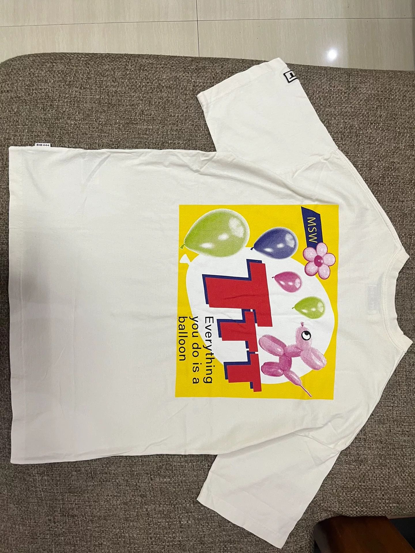 Japanese Brand TTT MSW Balloon Print Tee Size US M / EU 48-50 / 2 - 1 Thumbnail